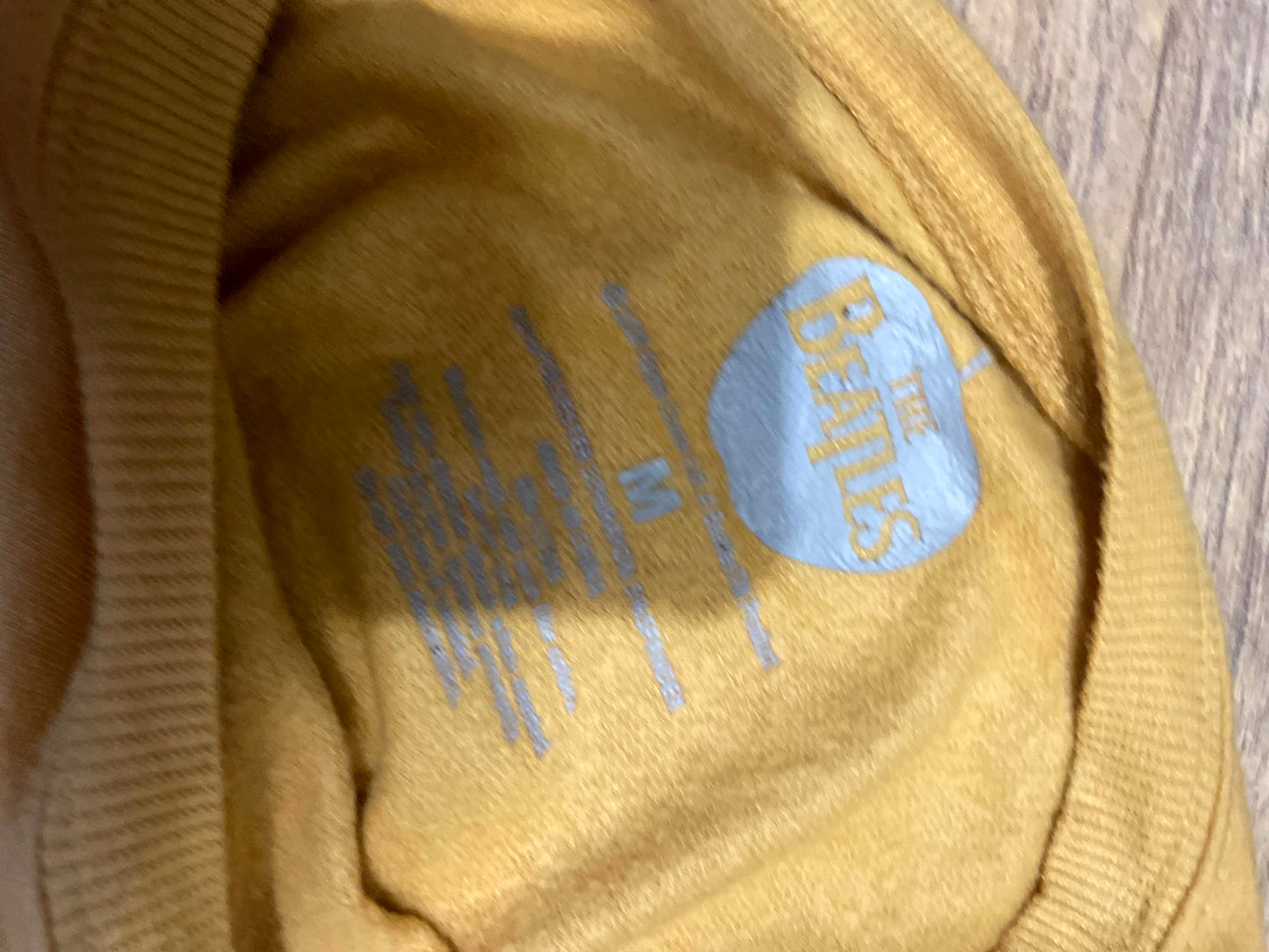 The Beatles Mustard Rainbow Pullover Jumper/Sweatshirt - M/Medium
