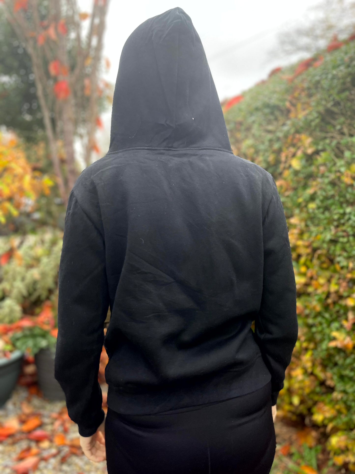 Thrasher Y2K Skateboard Magazine Black Flames Pullover Hoodie - S/Small
