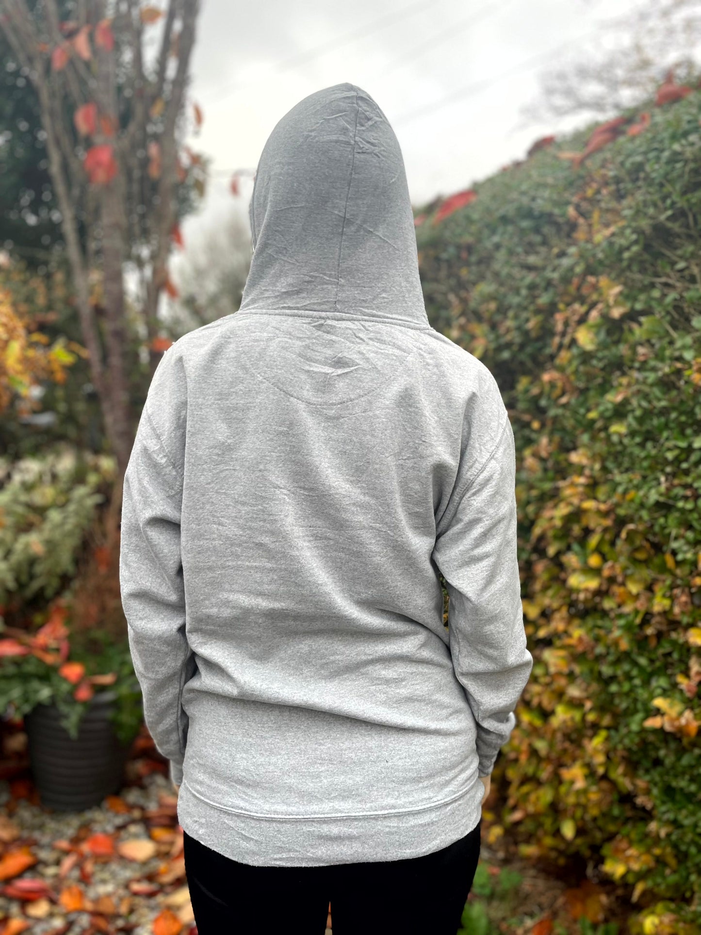 ACDC Back In Black Grey Pullover Hoodie - S/Small