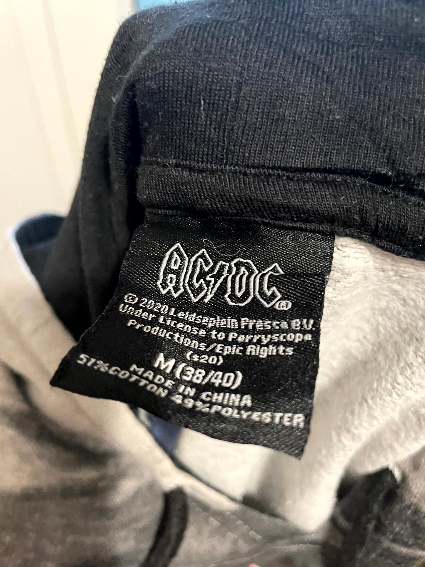 ACDC 'High Voltage' Tie Dye Pullover Hoodie - M/Medium