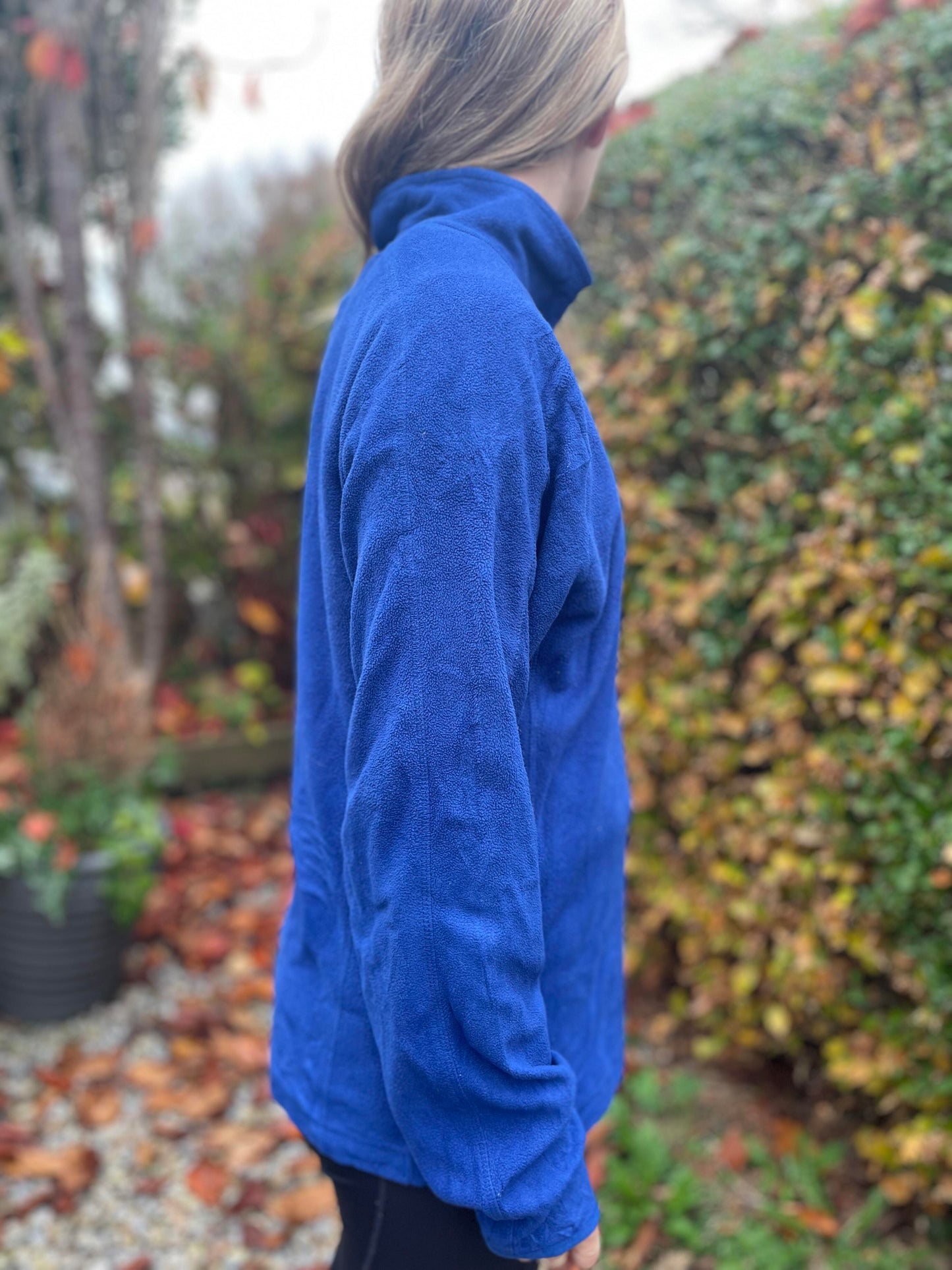Champion Blue 1/4 Zip Fleece Jumper - S/Small (M/Medium)