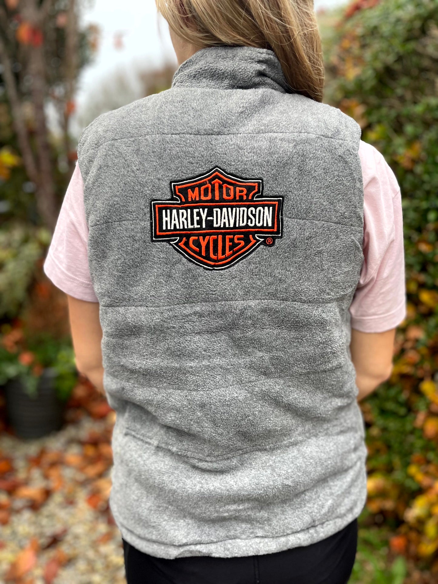 Harley Davison Reversible Body Warmer/Vest/Gillet - S/M Small/Medium