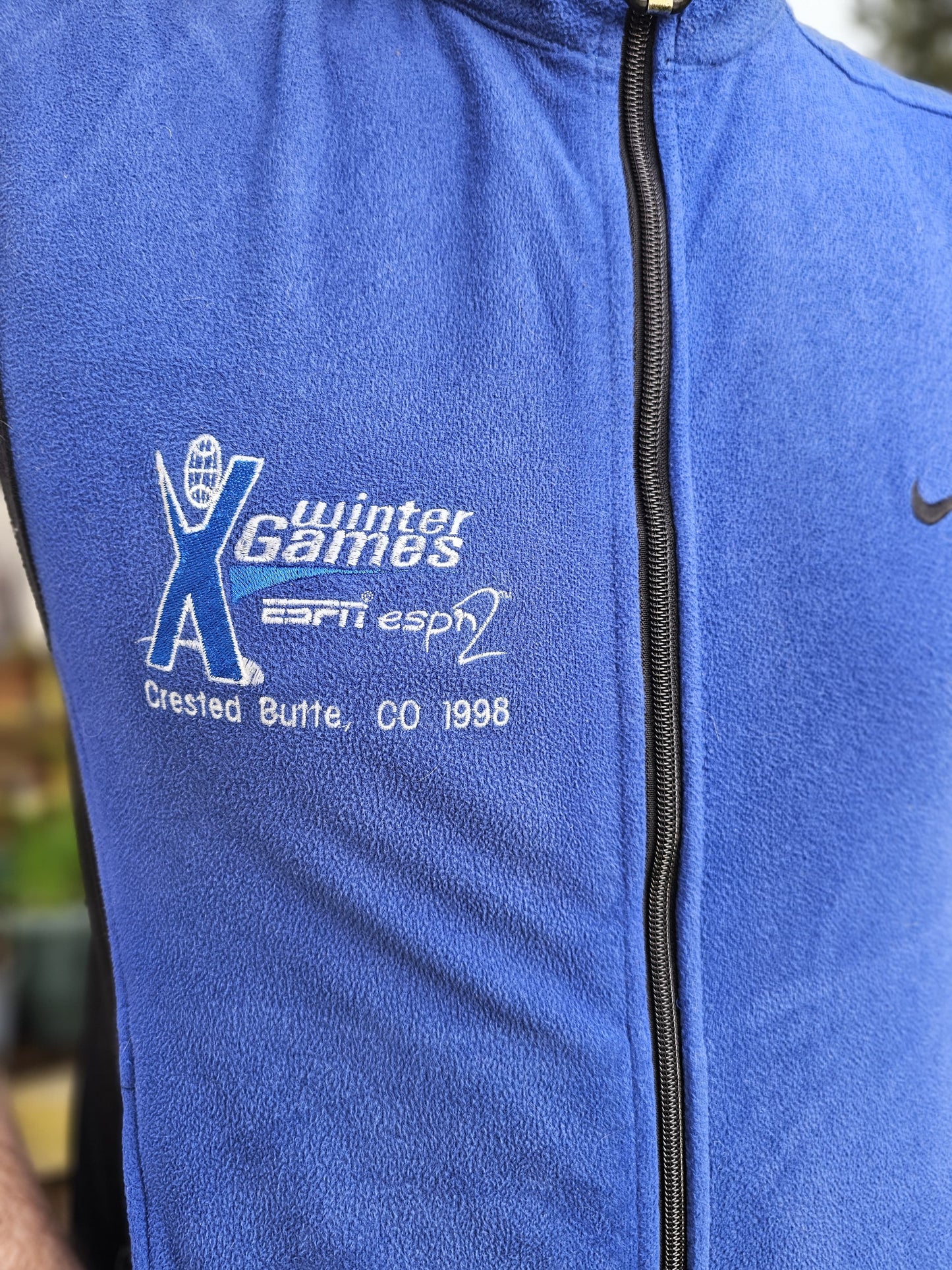 Nike Thermafit Vintage Blue Body warmer Gillet Unisex Sleeveless Jacket - M/Medium