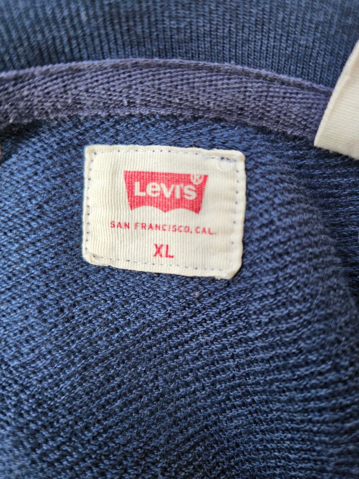 Mens Levi's Pullover Sweatshirt Jumper - Smart Casual - XL/Extra