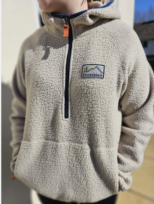 Passenger Fleece Hoodie 1/2 Zip Pullover Jumper - M/Medium/10