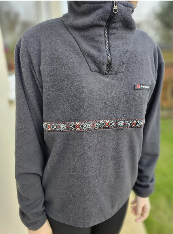 Berghaus Aztec 1/4 Zip Pullover Fleece Jumper - M/Medium/10 (XL)
