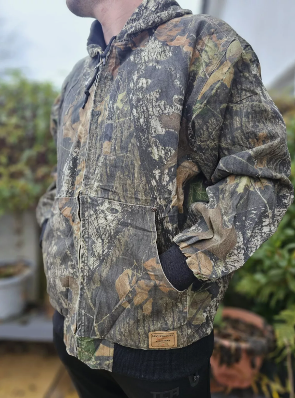 Levi's Camo Signature Field Gear Heavy Weight Jacket Duffle/Coat - XL/Extra Large