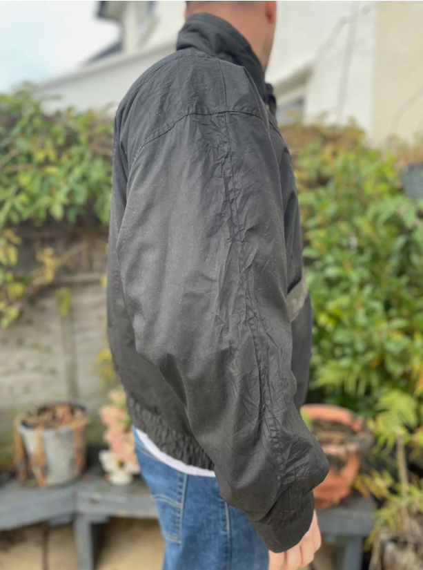 Vintage 80s/90s Levi's Black Bomber/Puffer Insulated Jacket Zip Up - L/Large