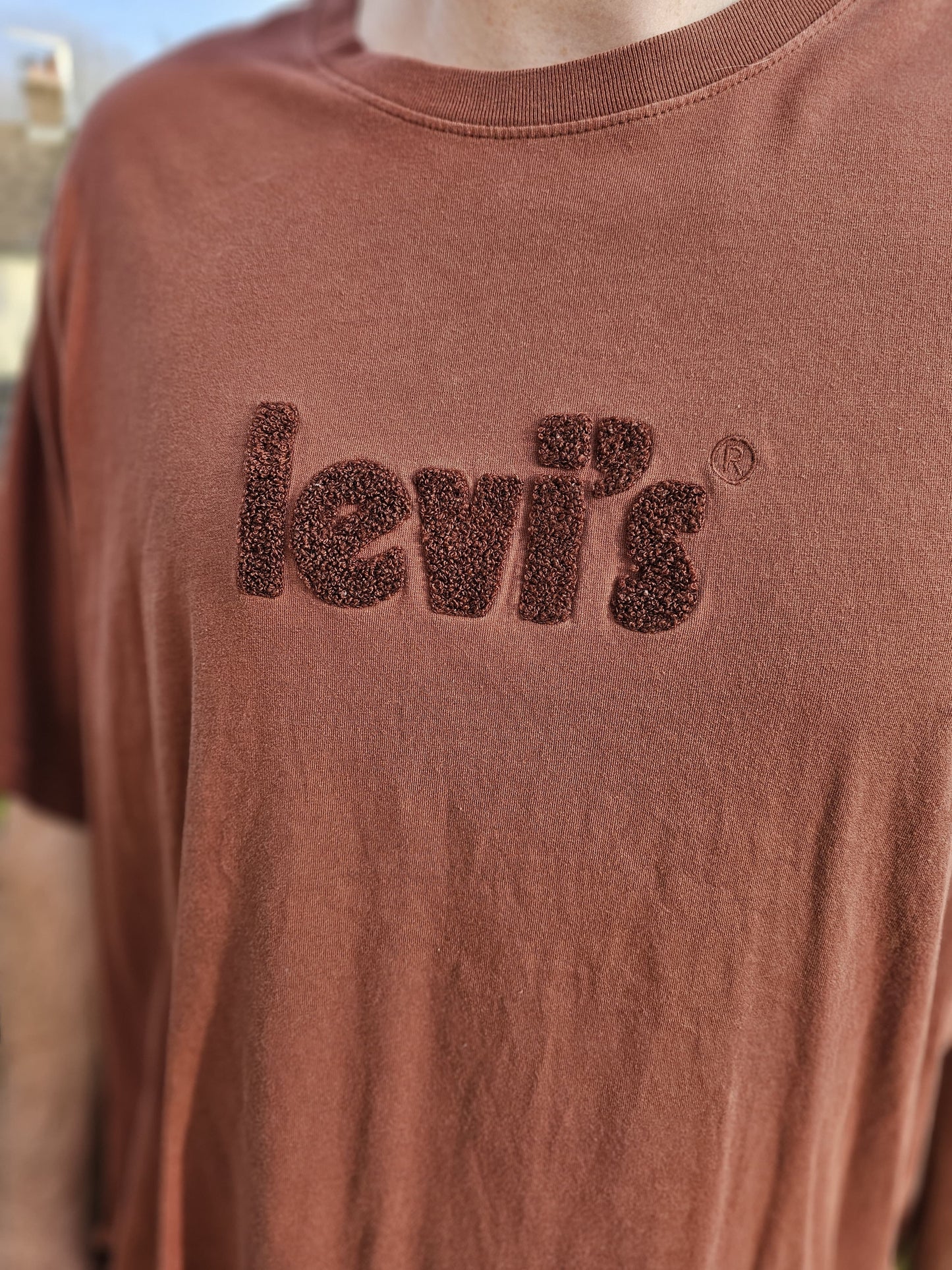 Mens Levi's Brown Short Sleeve T-Shirt Tee - XXL/Extra Extra Large 2XL