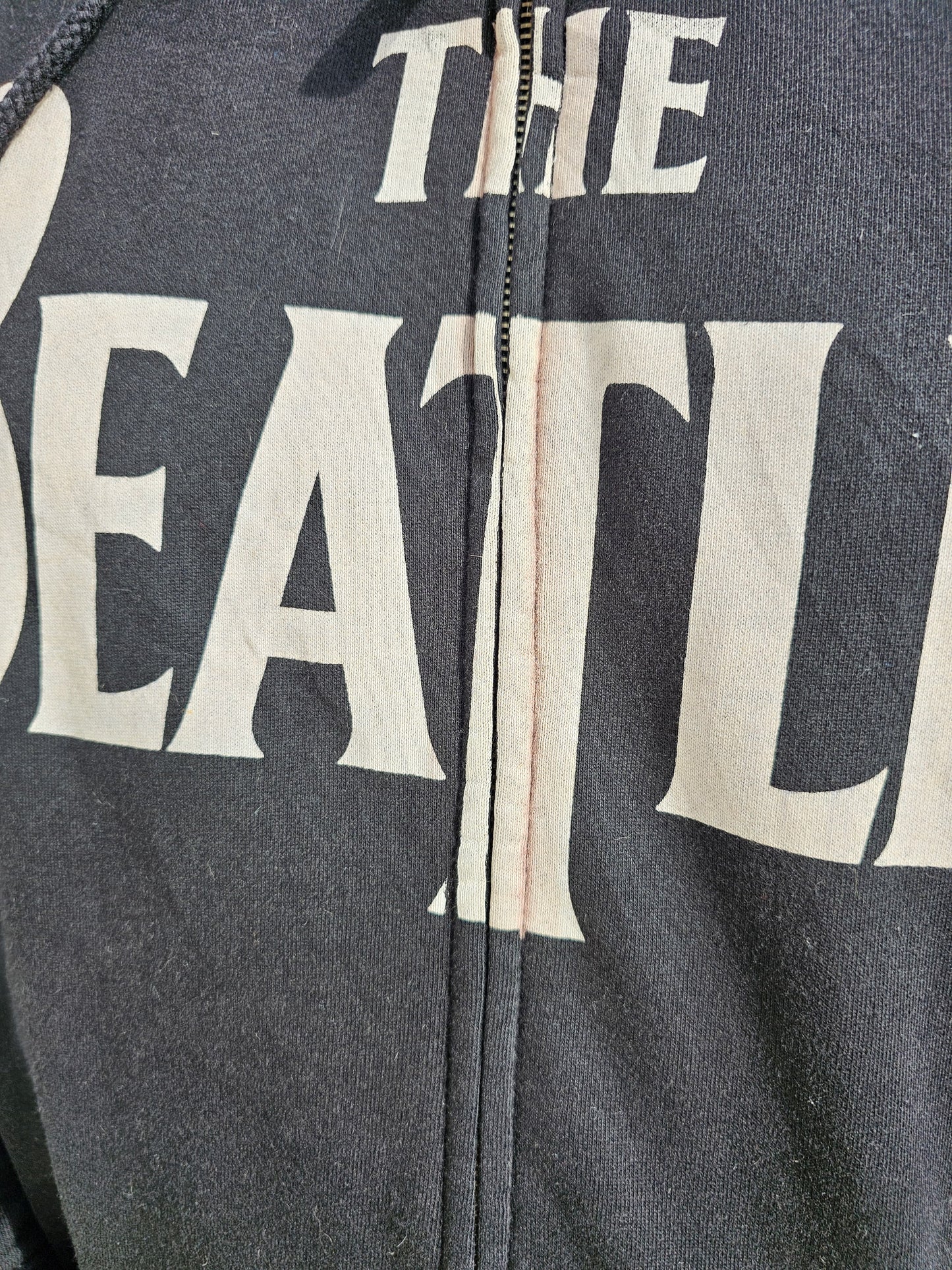 The Beatles Abbey Road Black Full Zip Up Hoodie - XL/Extra Large