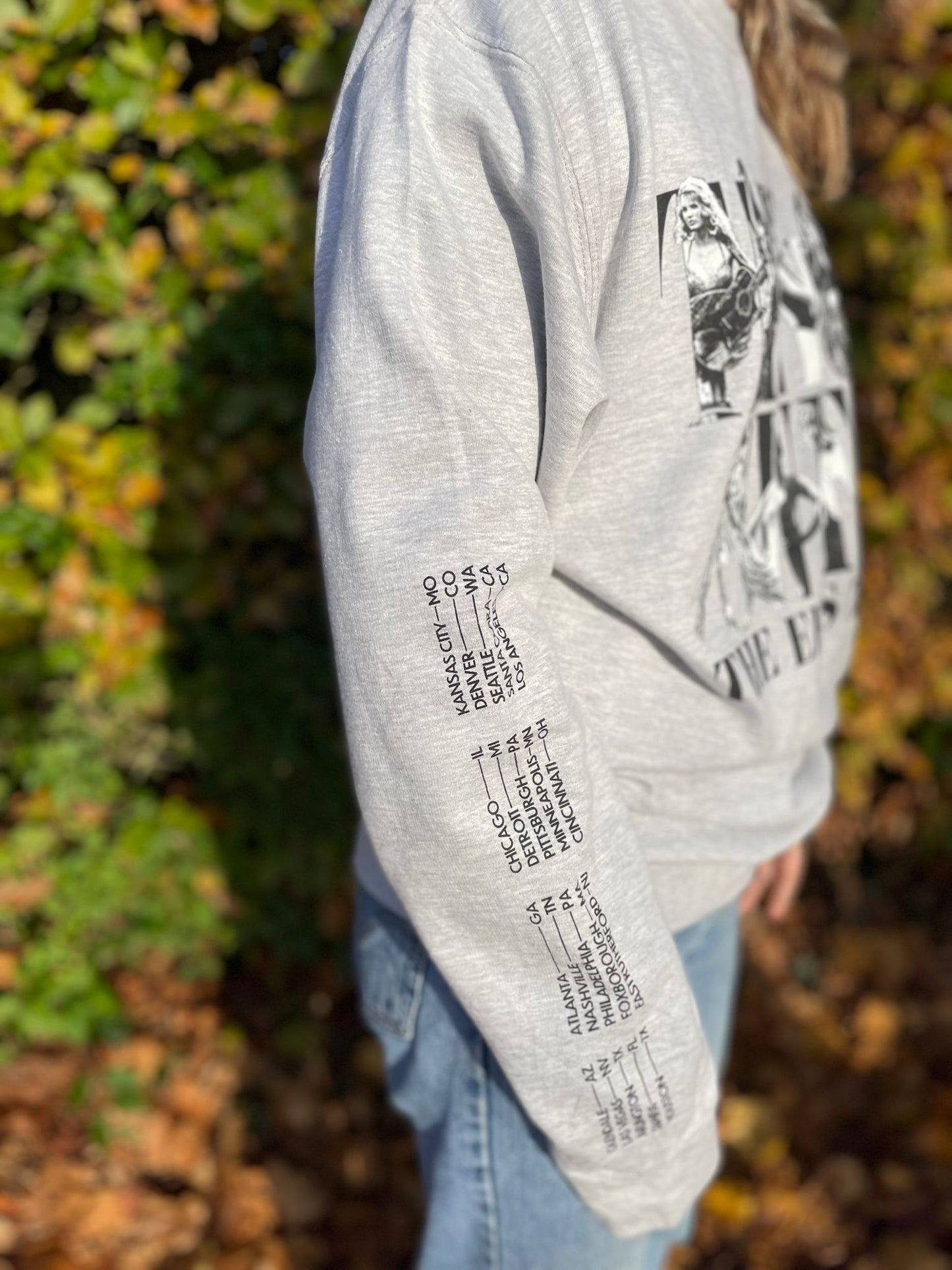 Taylor Swift 2023 The Eras Tour Pullover Grey Jumper/Sweatshirt Swifties - L/Large