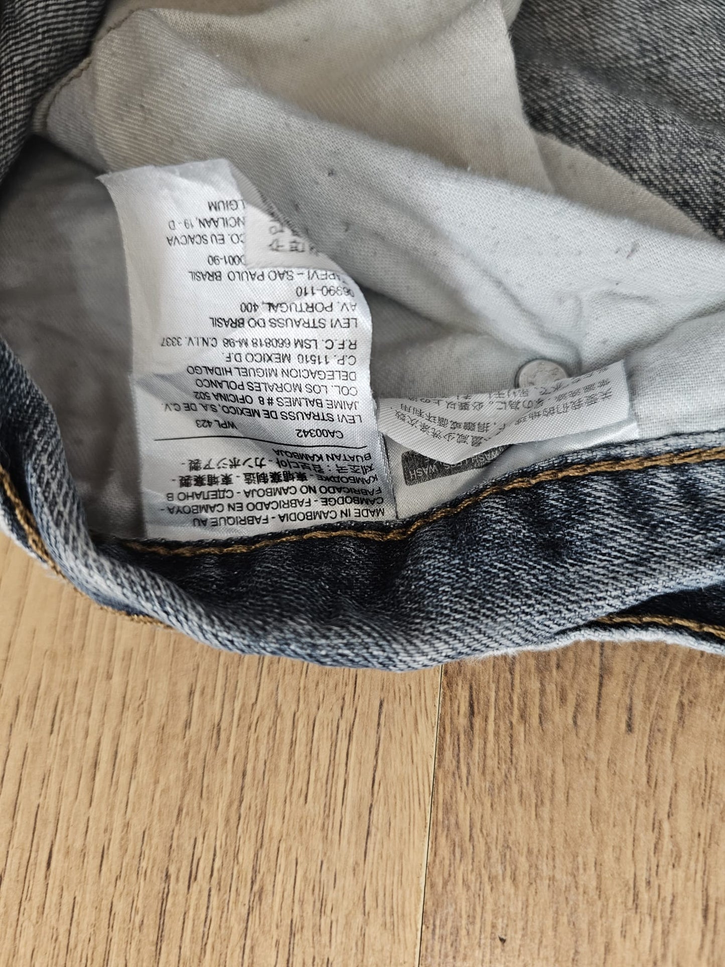 Levi's Blue Jeans 505 Regular Fit - W36/28L