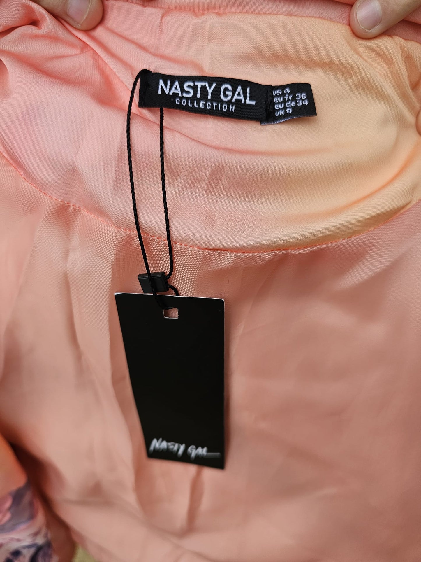 Women's Nasty Gal Mountain Print Puffer Jacket Coat - 8/10