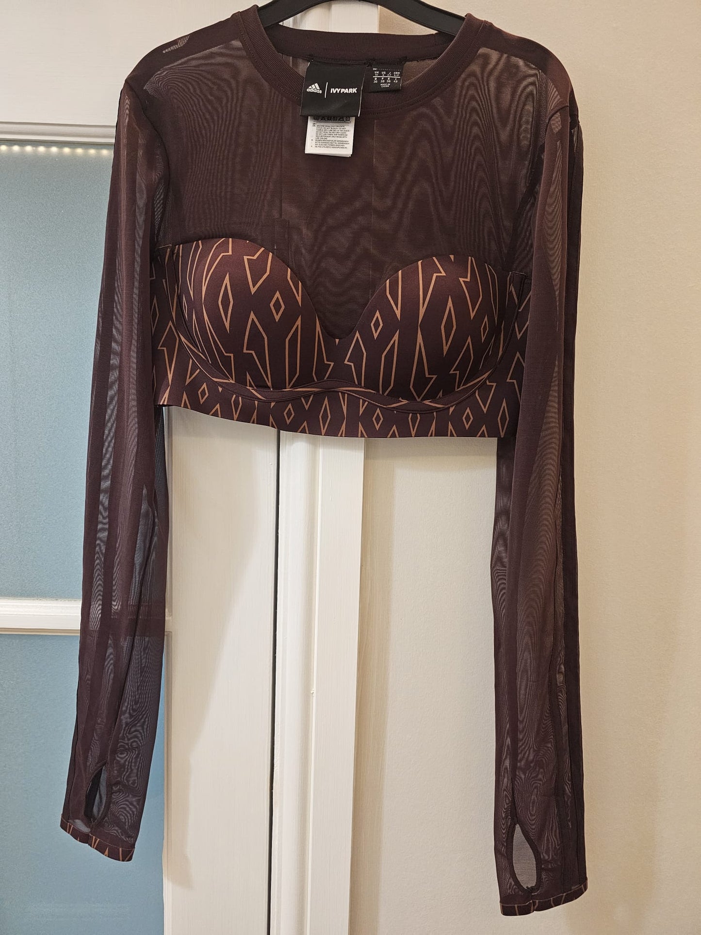 IVY Park Beyonce x Adidas Monogram Women's Crop Top -UK 10