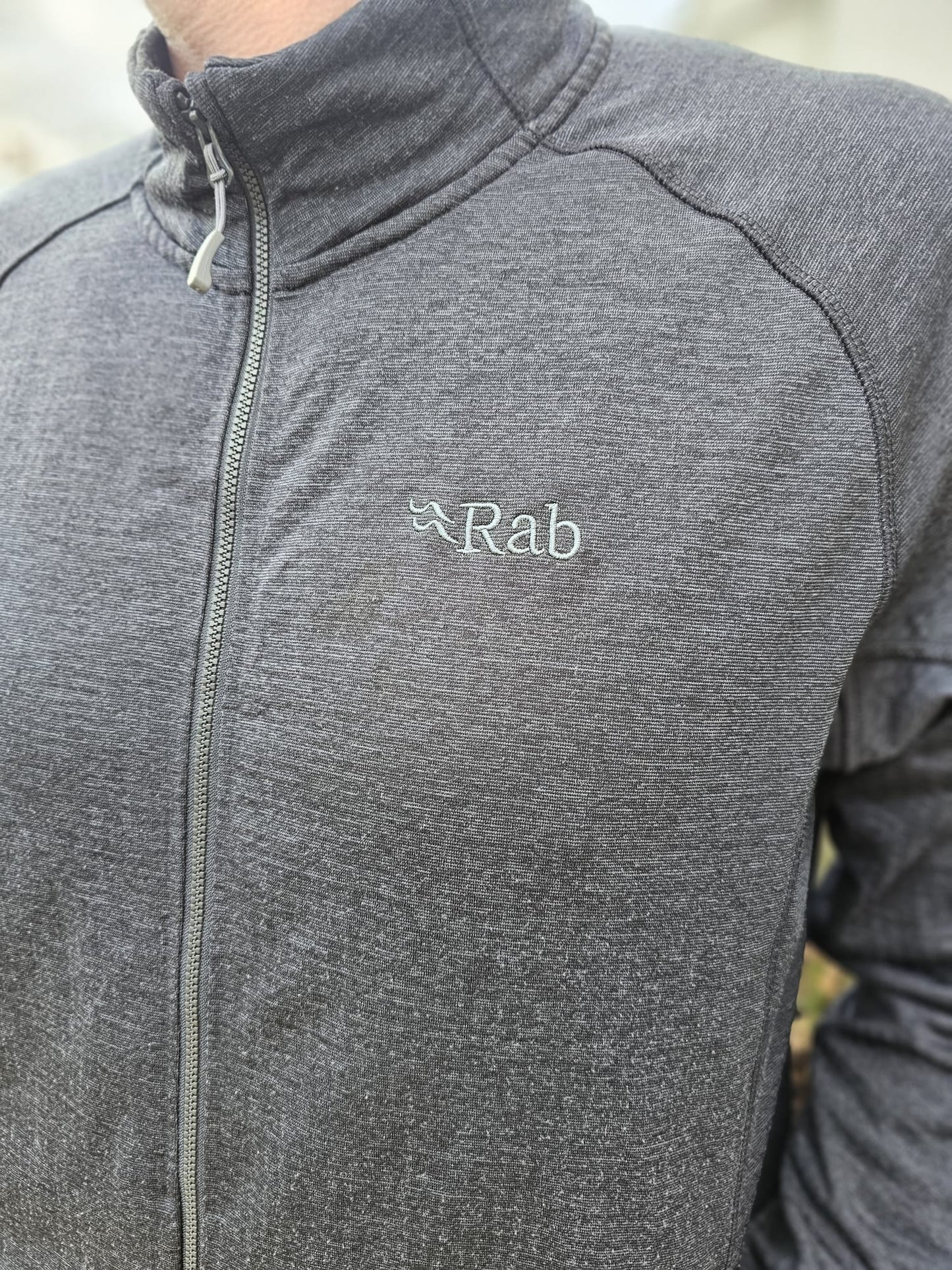 Rab Full Zip Thermic Grey Fleece Jacket - XL/Extra Large