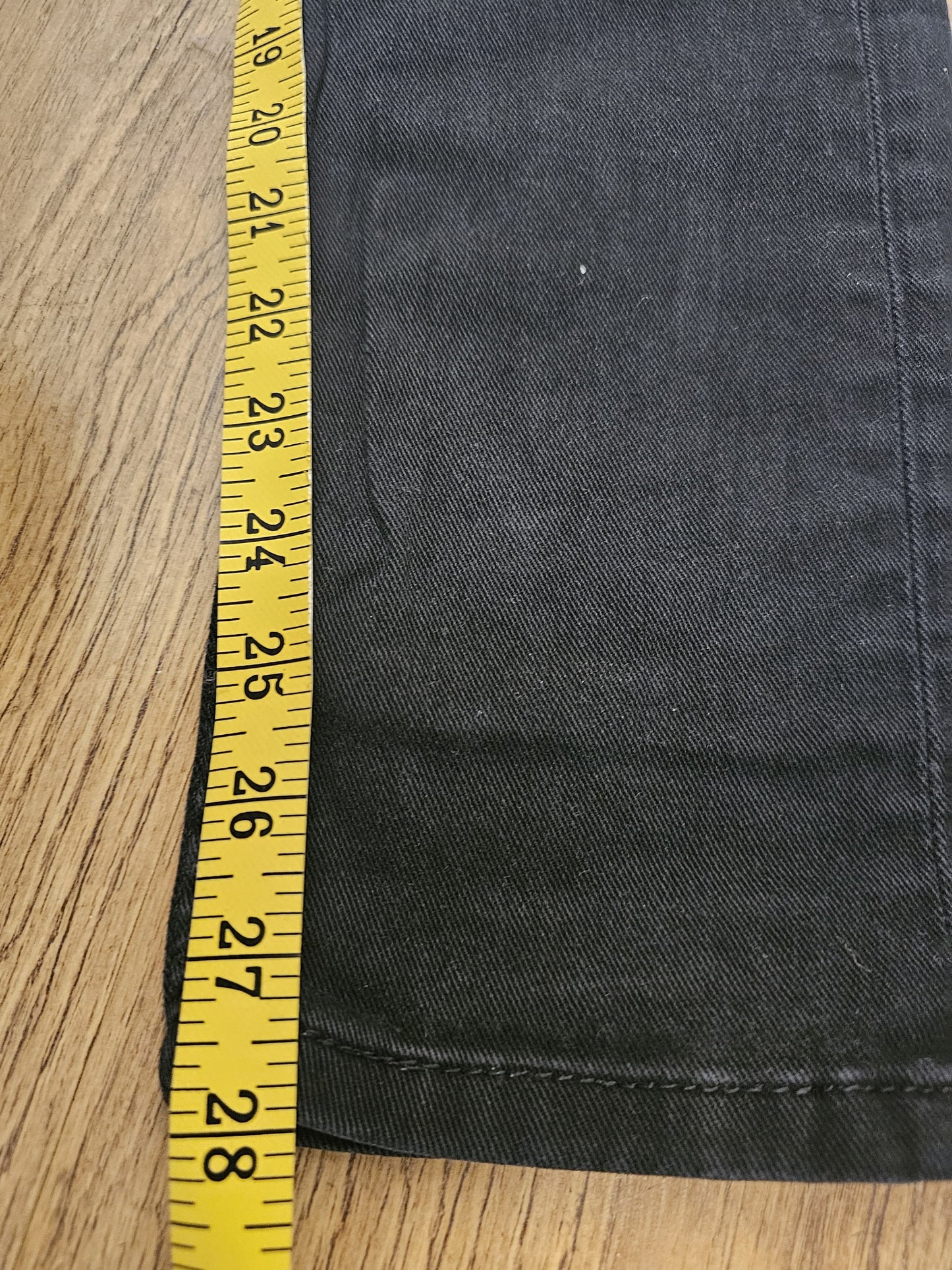 Levi's Black Ripped Jeans 501 Skinny Fit - W31/28L