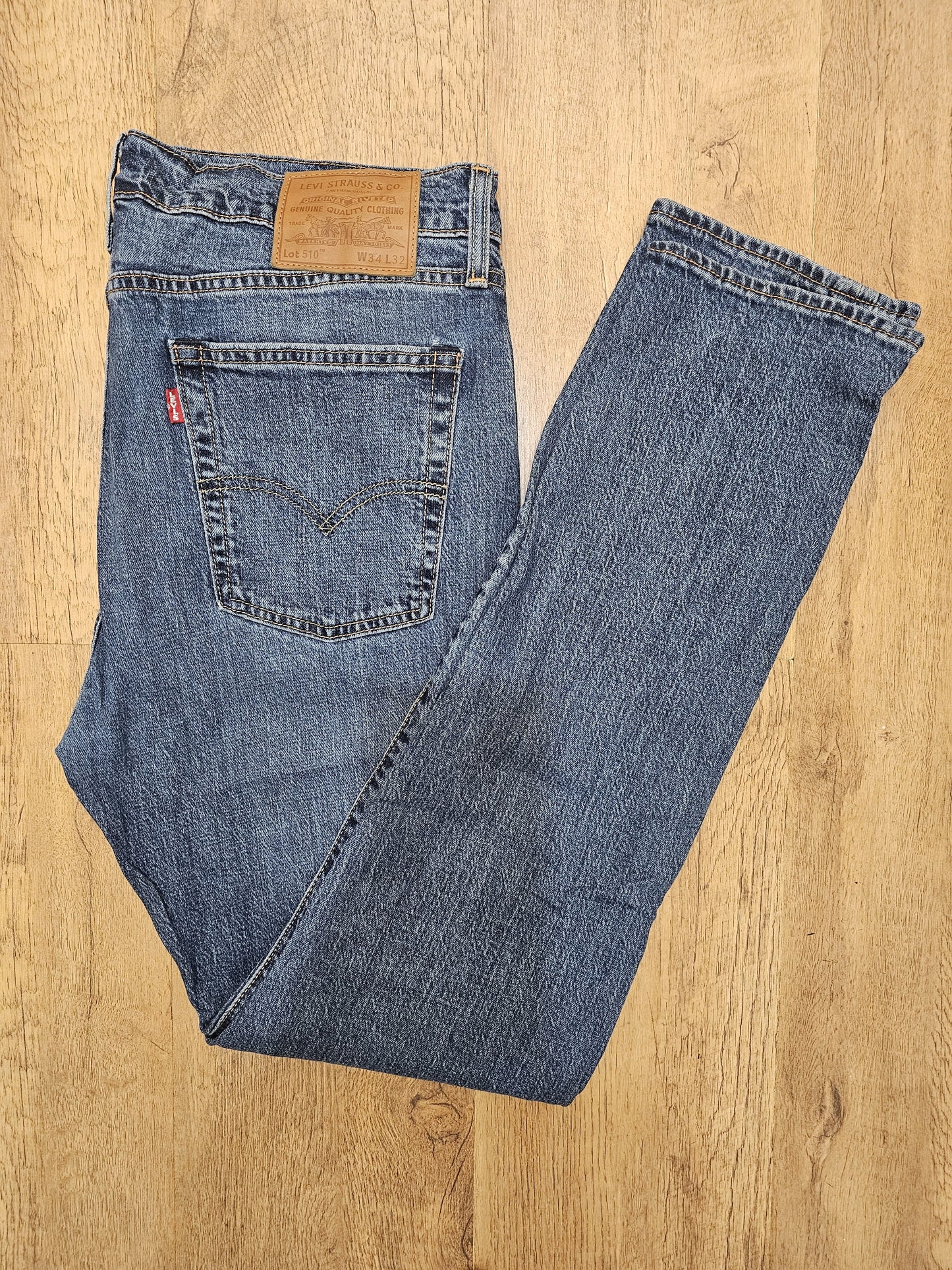 Levi's Blue Jeans 510 Skinny Fit - W35/31L