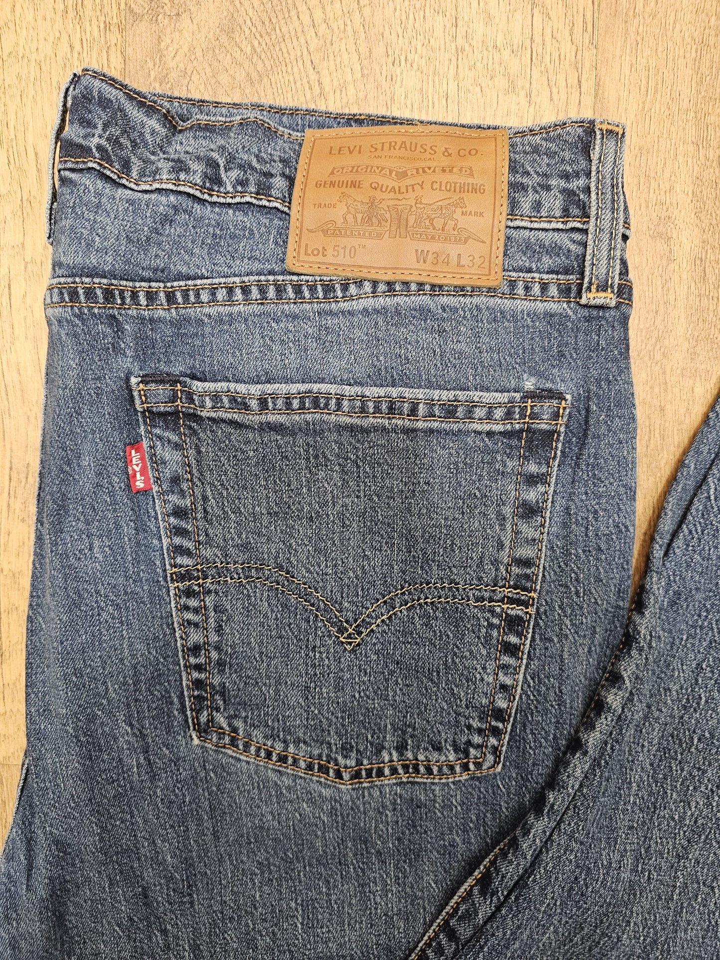 Levi's Blue Jeans 510 Skinny Fit - W35/31L