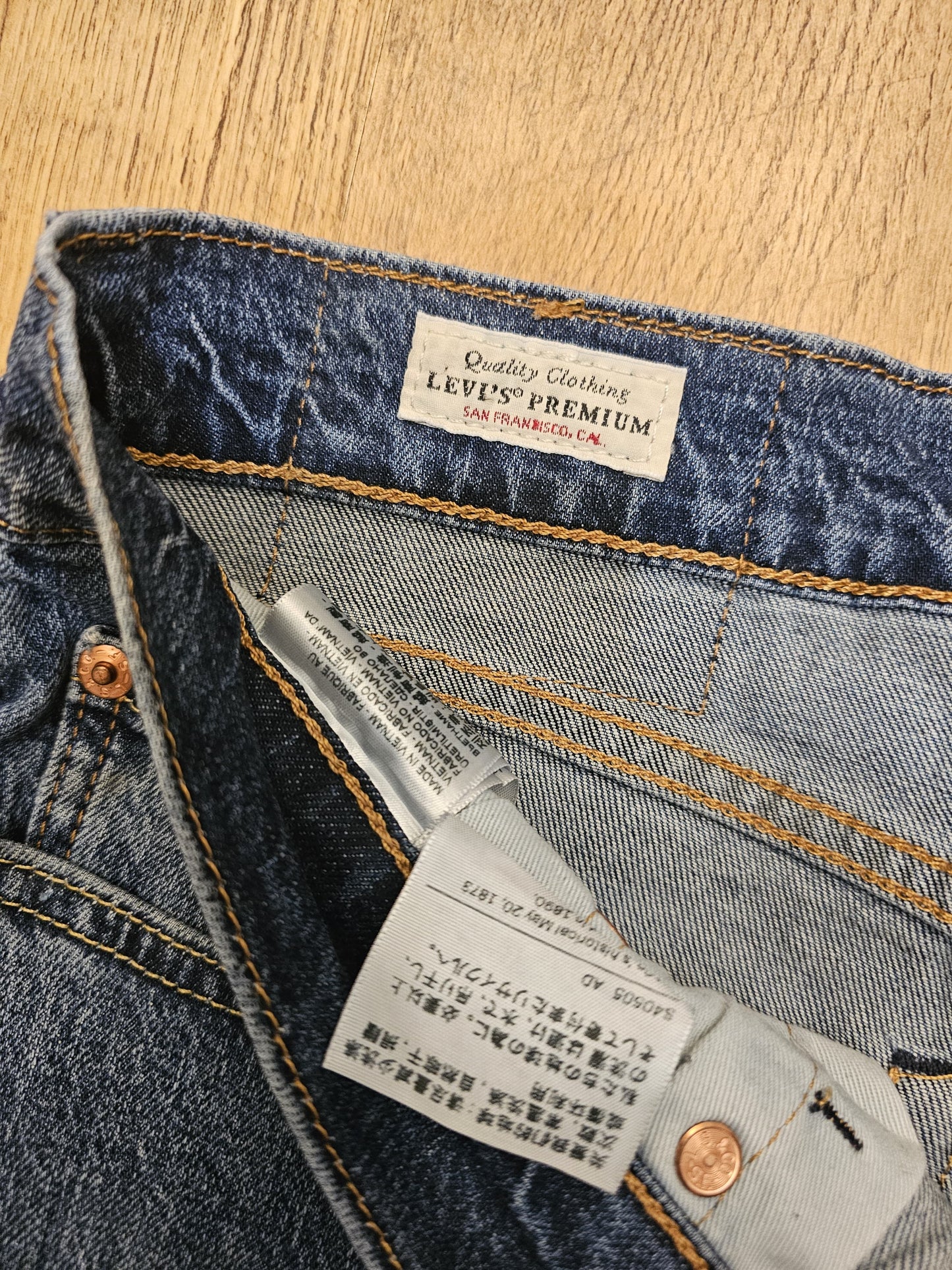 Levi's Blue Jeans 510 Skinny Fit - W35/31L
