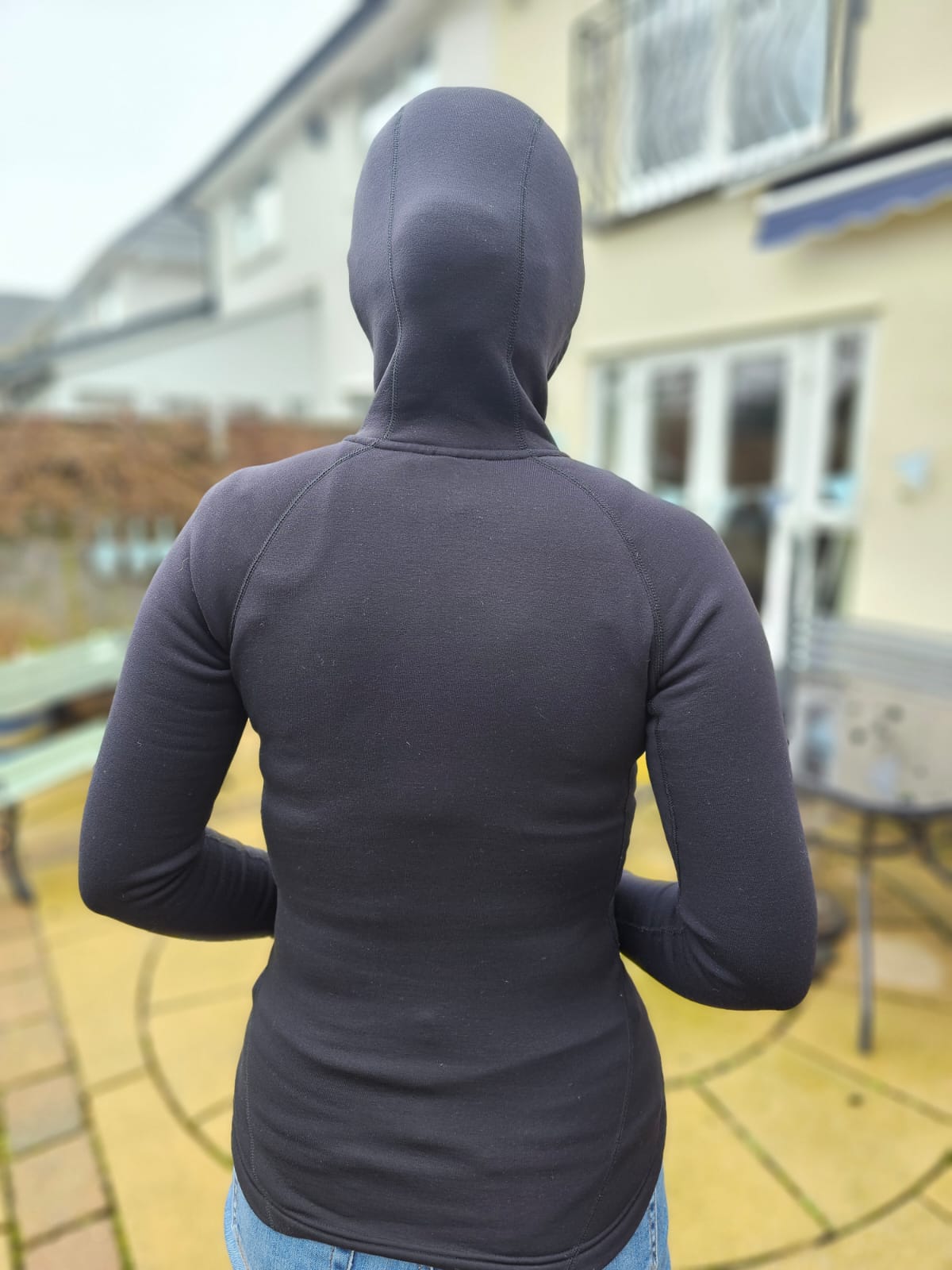 Rab Womens Power Stretch Pro Black Full Zip Hoodie Jacket - UK 8