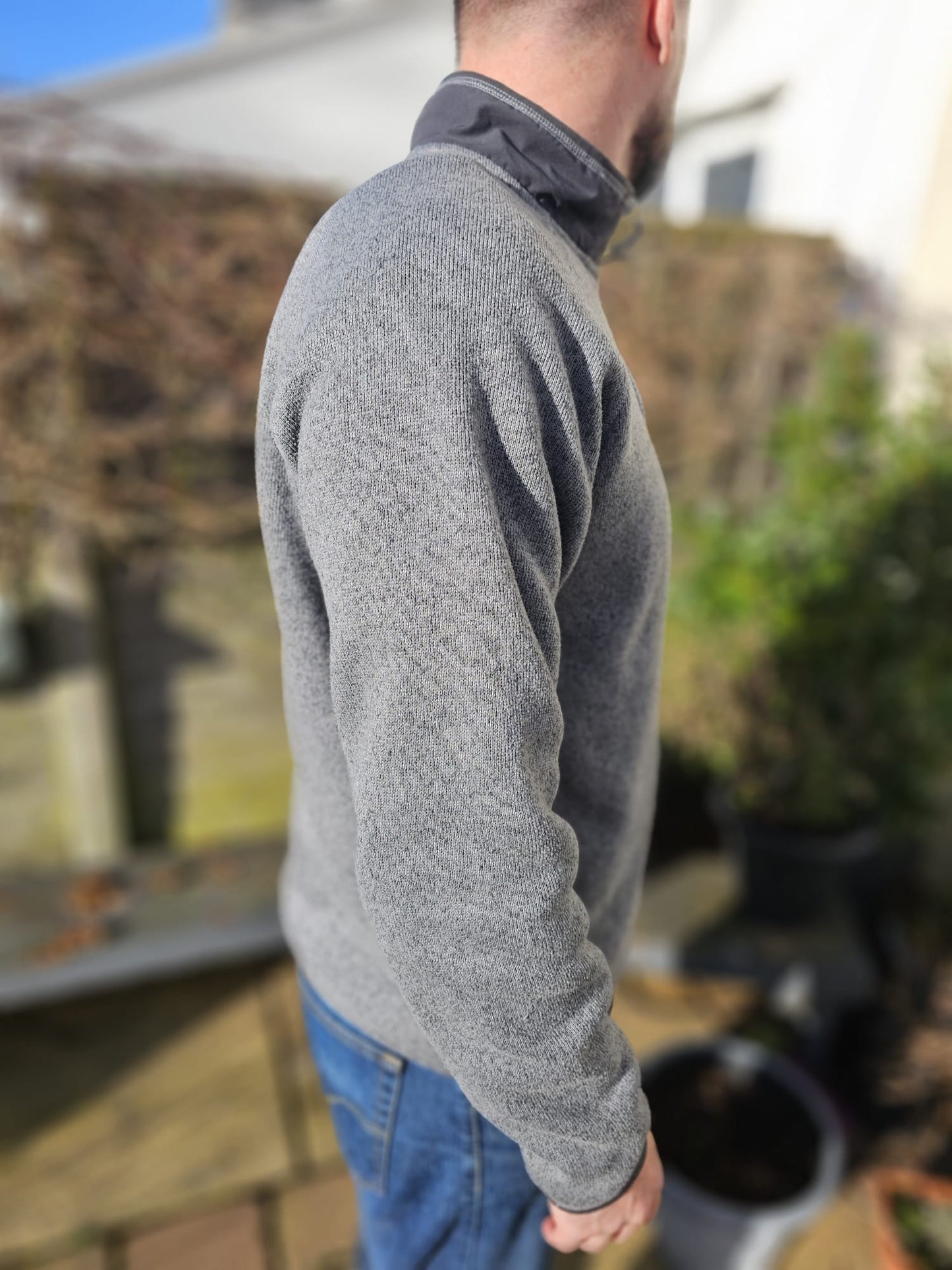 The North Face Grey Gordon Lyons Fleece Jumper - L/Large