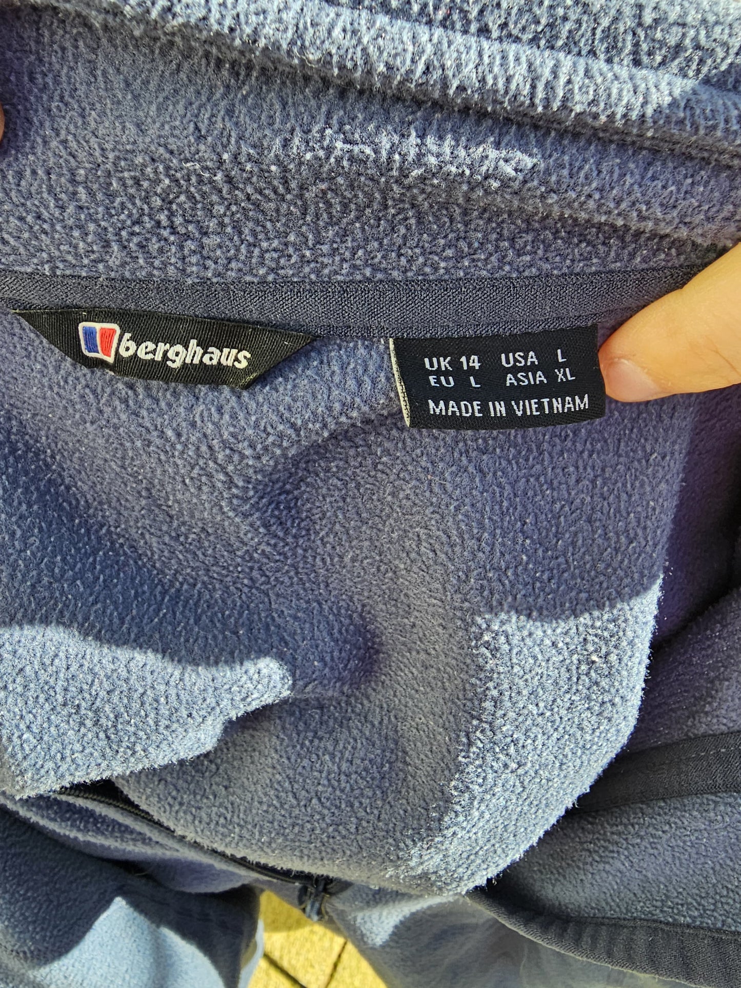 Berghaus 1/4 Zip Pullover Fleece Jumper - 14