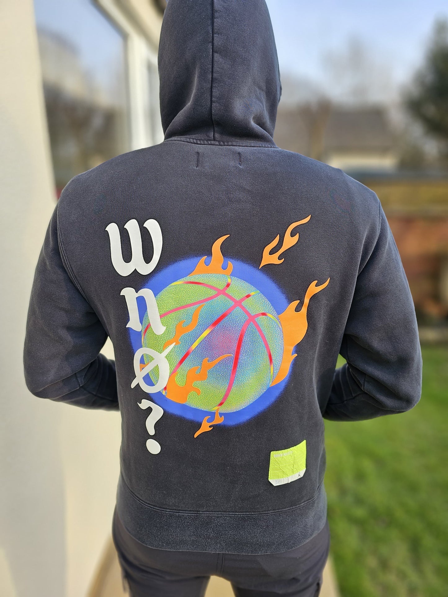 Mens/Unisex Jordan Why Not? Black Fleece Hoodie - M/Medium