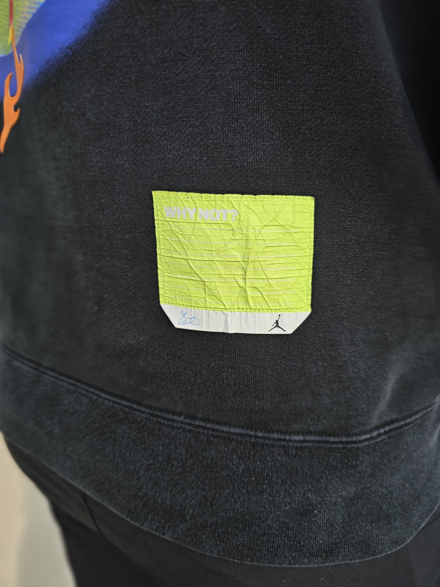 Mens/Unisex Jordan Why Not? Black Fleece Hoodie - M/Medium