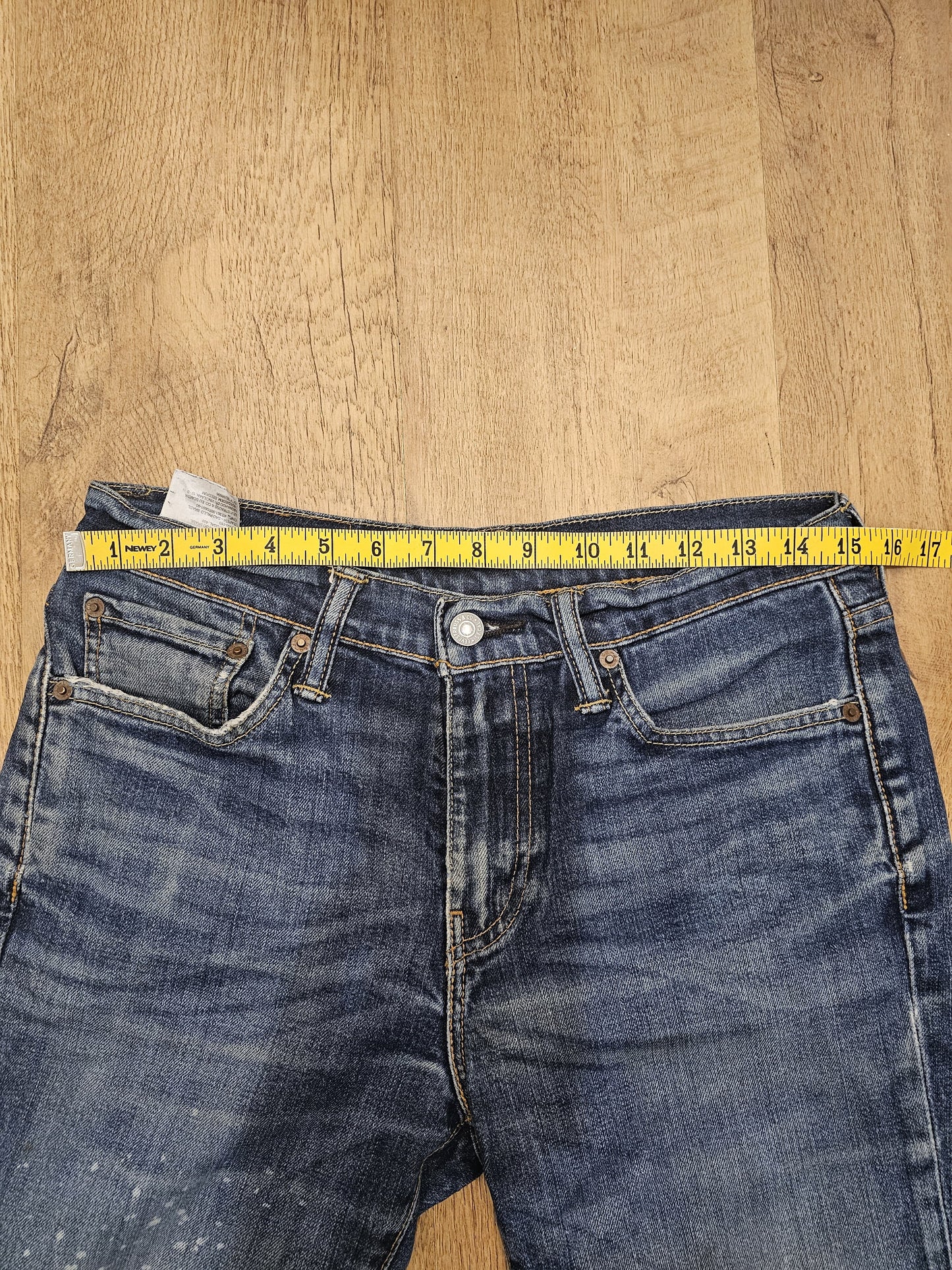 Levi's Blue Jeans Shorts Jorts 511 Slim Fit - W30/11L