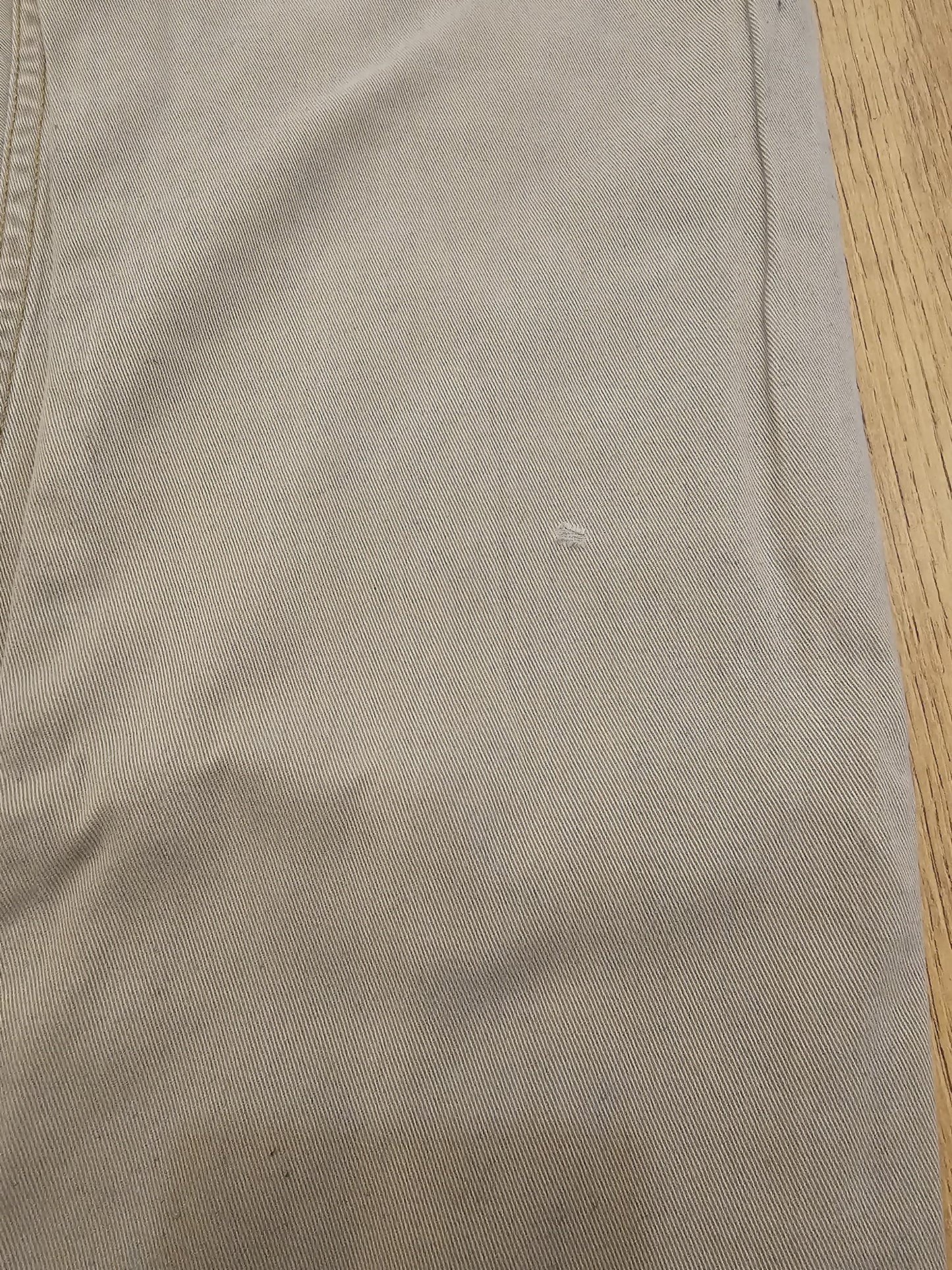 Levi's White Tabs Beige Jeans 508 Regular Taper Fit - W30/28L