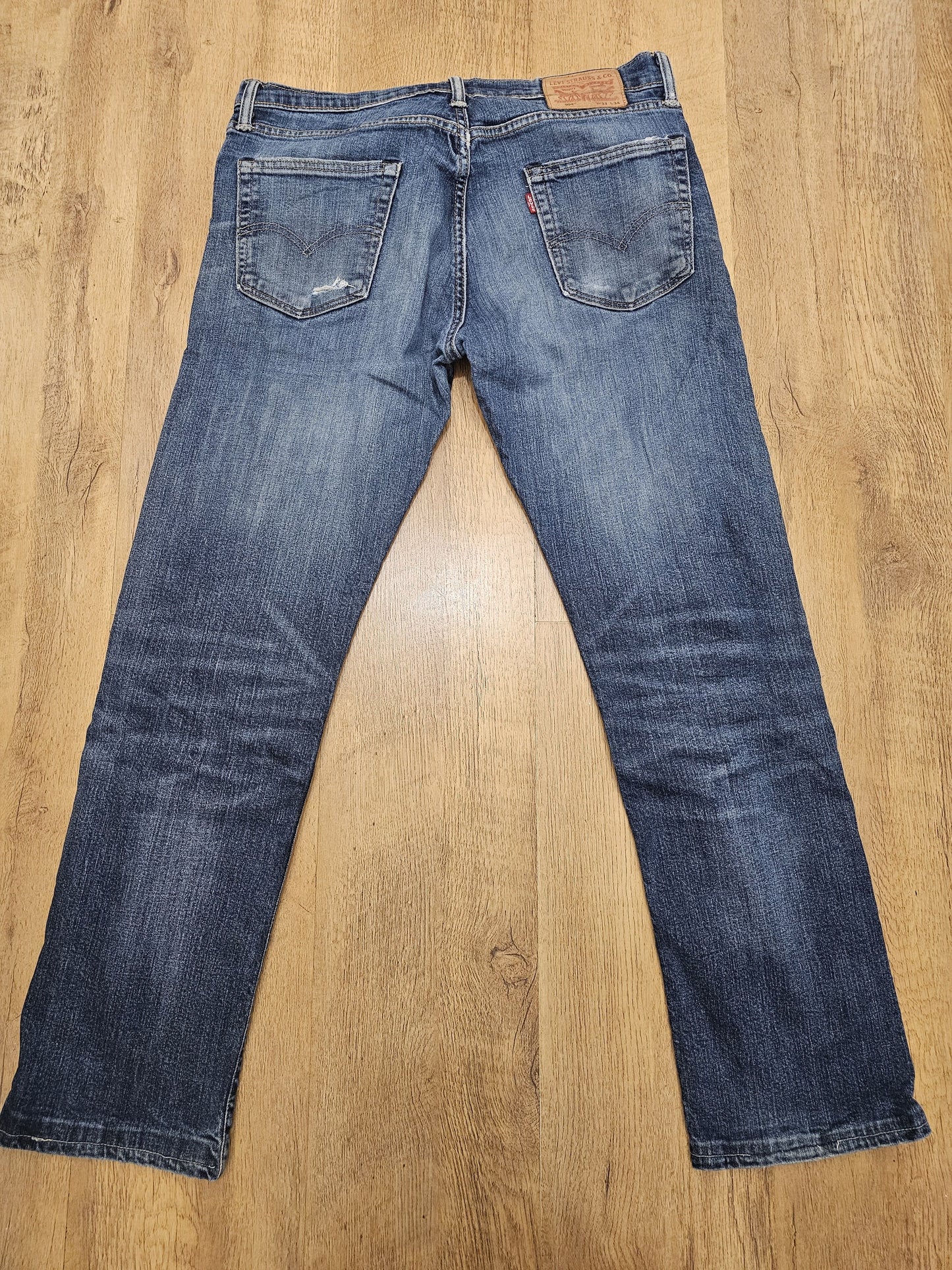 Levi's Blue Jeans 504 Straight Fit - W33/30L