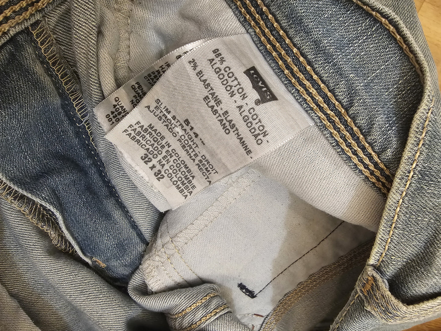Levi's Blue Jeans 514 Straight Fit - W34/32L