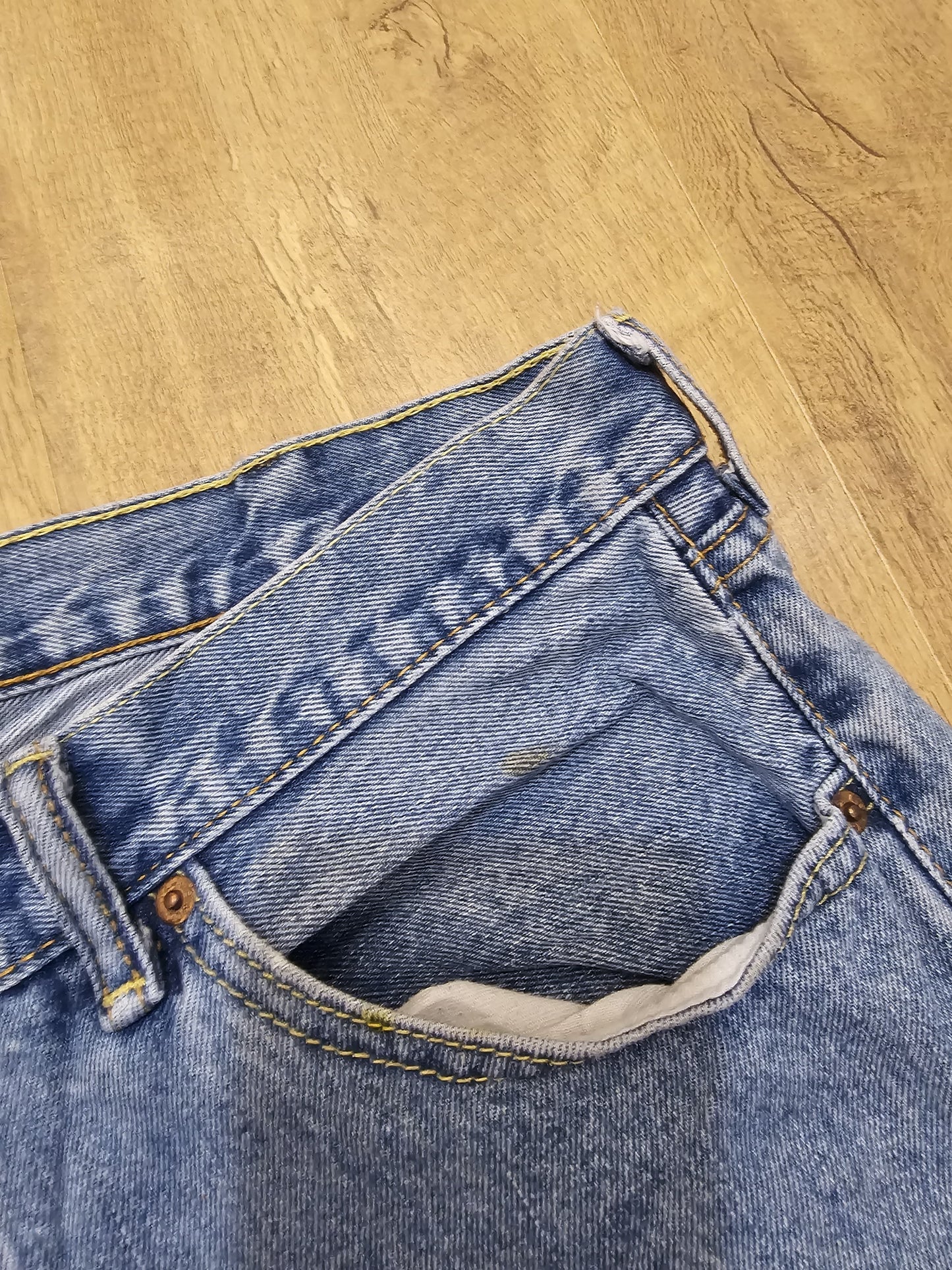 Levi's Blue Jeans 505 Regular Fit - W36/28L