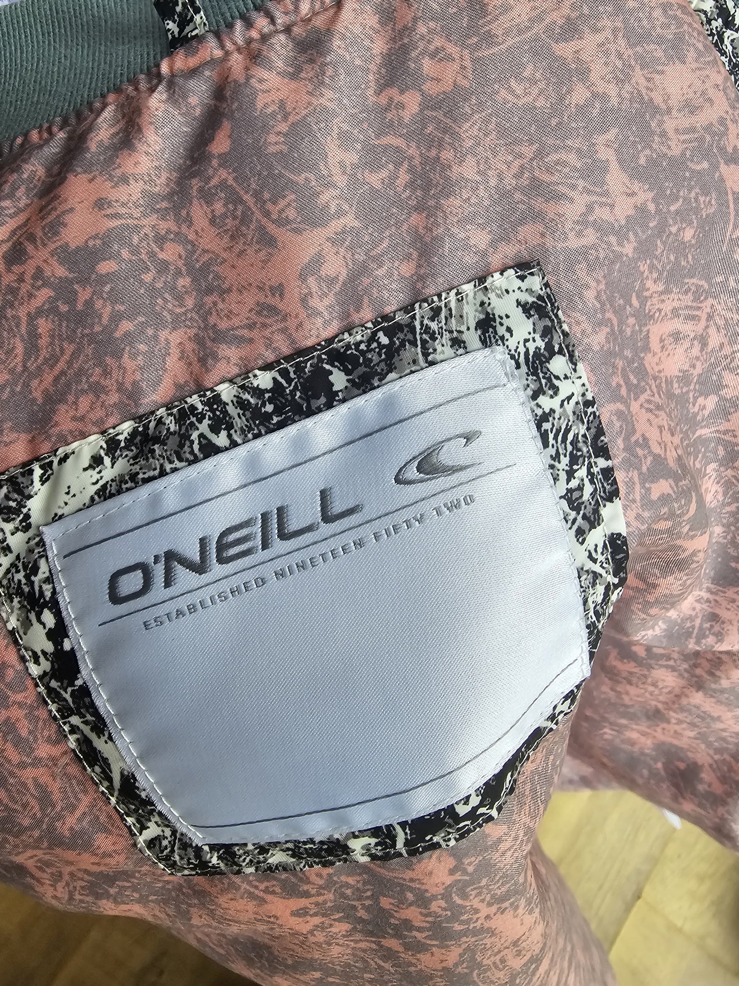 O'Neill Firewall Bomber Jacket Patterned Zip Up - XL/Extra Large