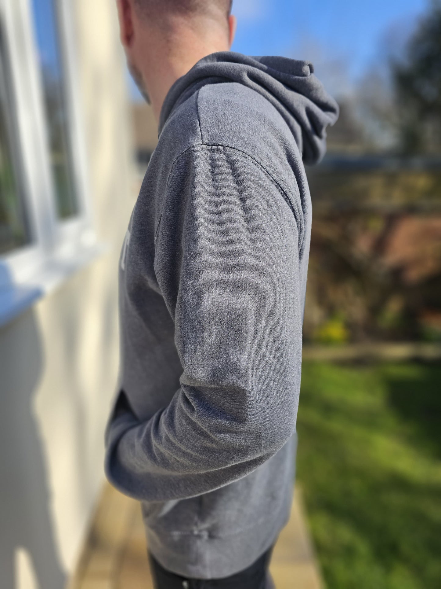 Carharrt Big Spell out Street Wear Grey Hoodie/Hoody - XL/Extra Large