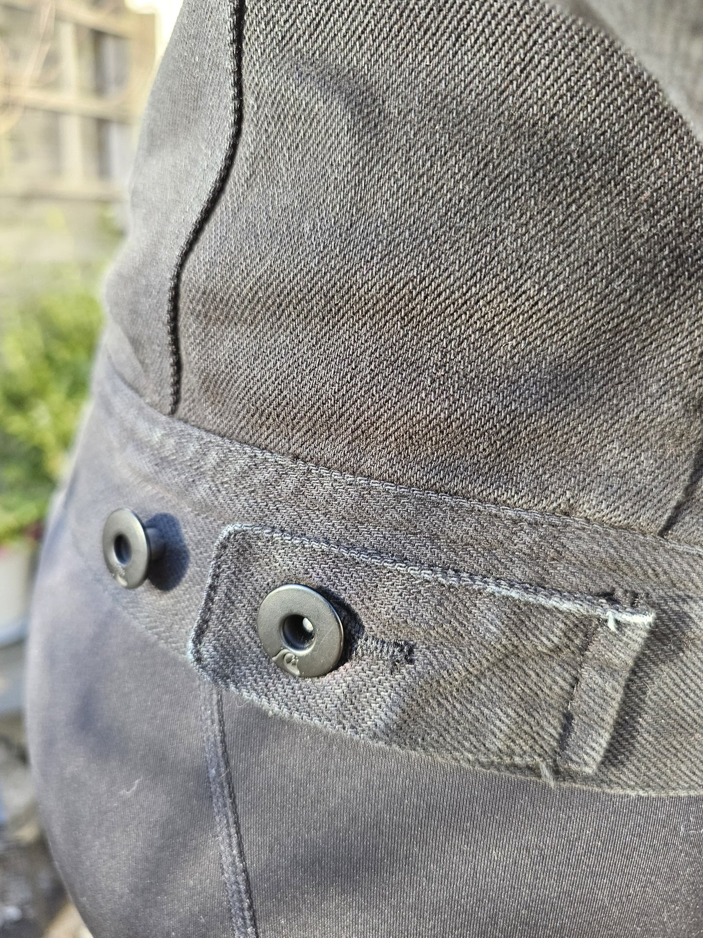 Quiksilver Black Button Up Denim Jacket - S/P/Small (M/10)