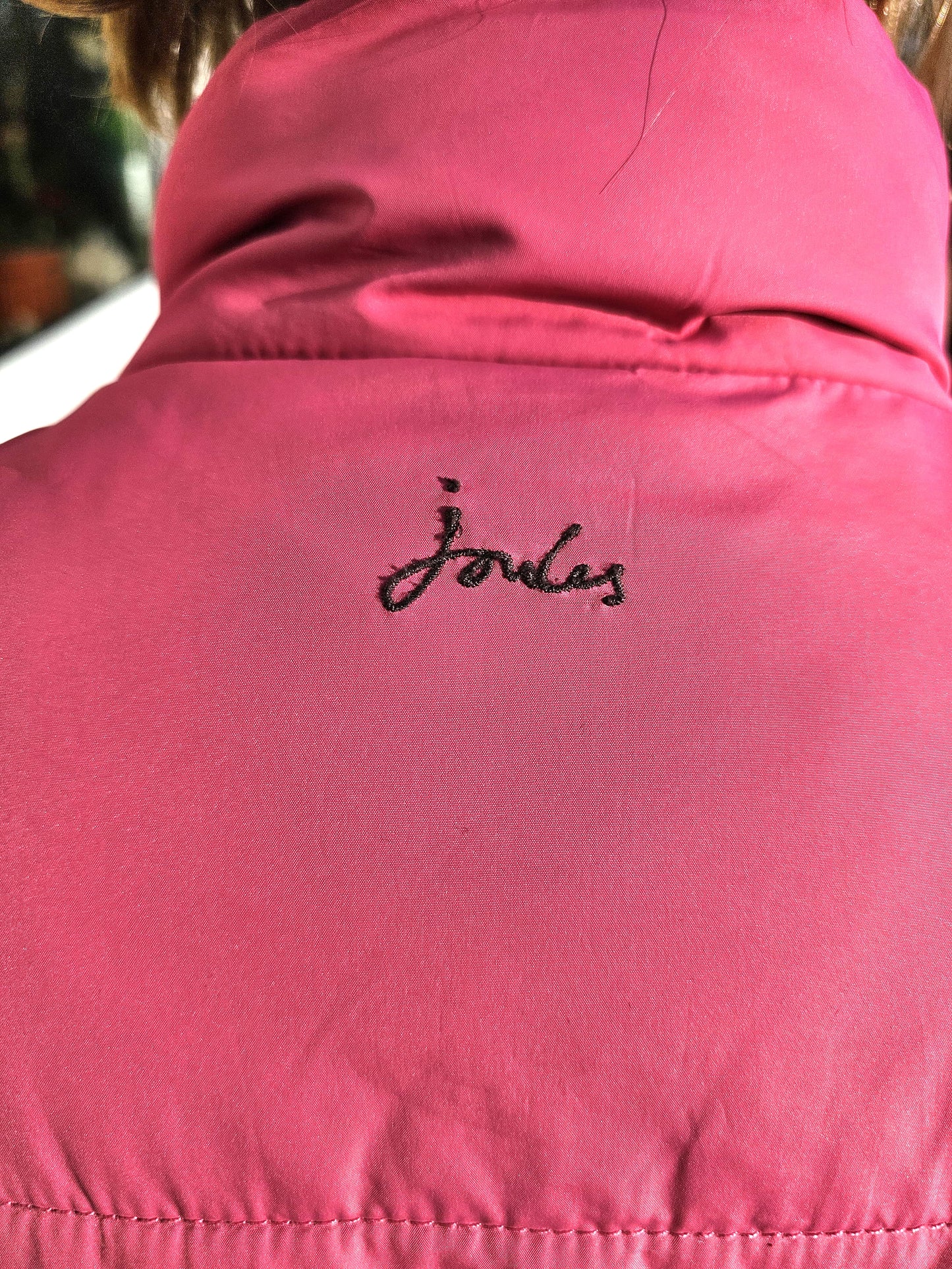 Joules Pink Insulated Body Warmer Vest Gillet - UK 12