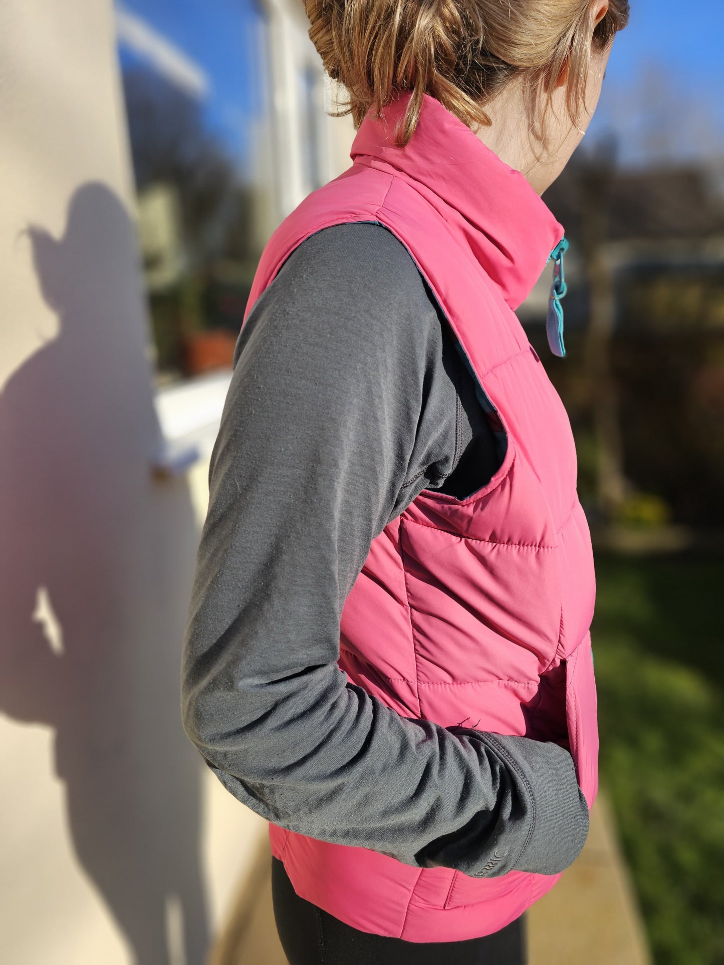 Joules Pink Insulated Body Warmer Vest Gillet - UK 12