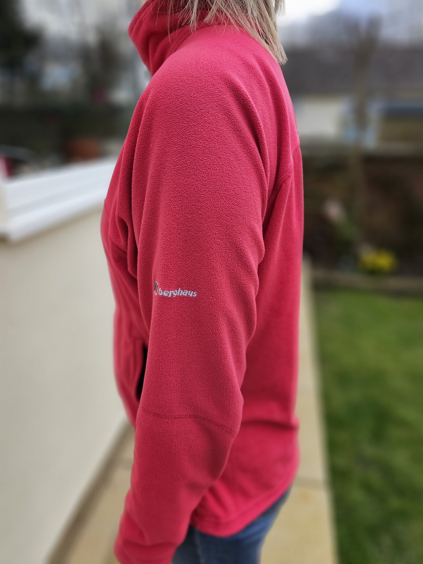 Berghaus Womens Full Zip Red Fleece Jacket UK - UK 12