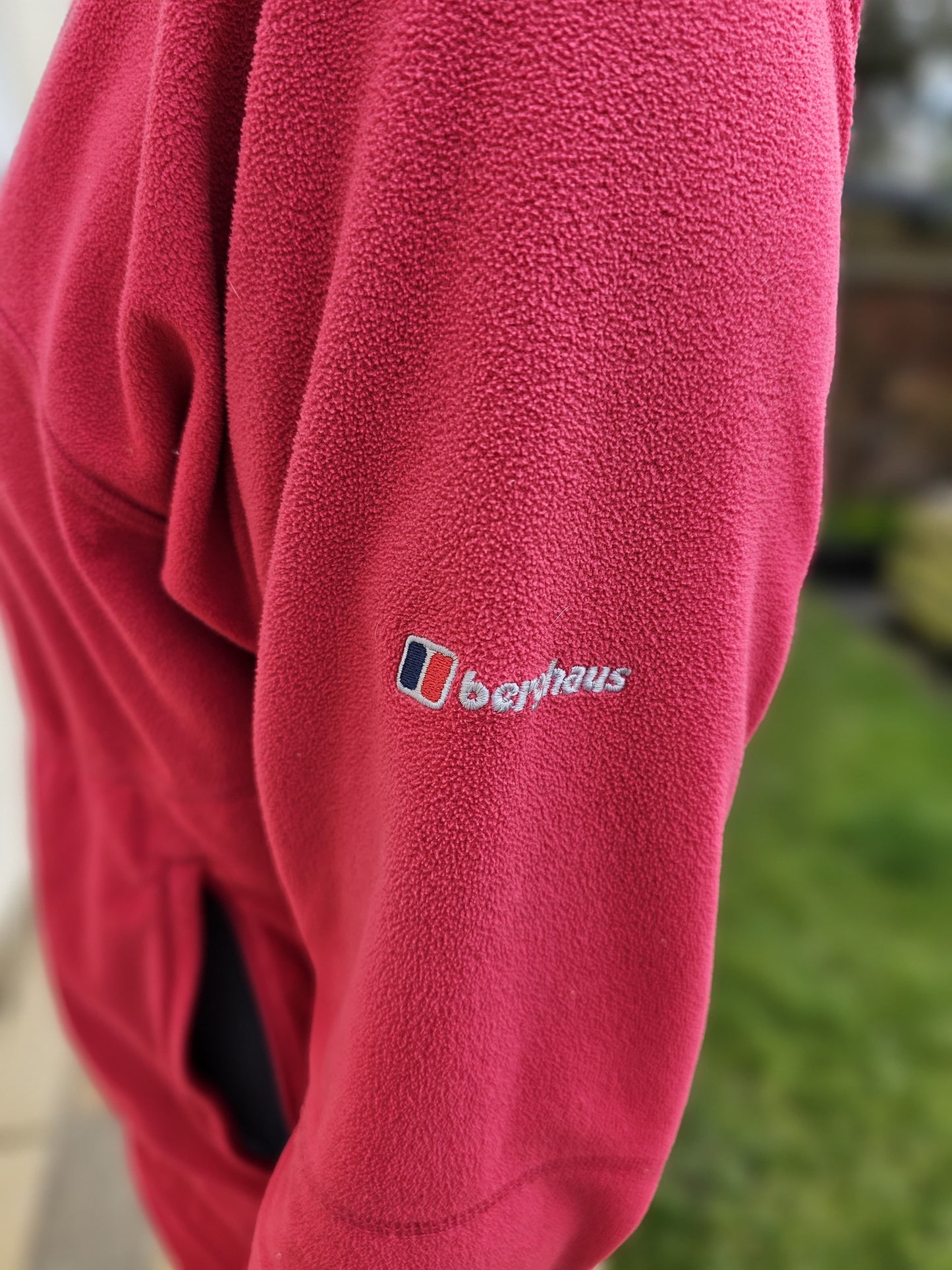 Berghaus Womens Full Zip Red Fleece Jacket UK - UK 12