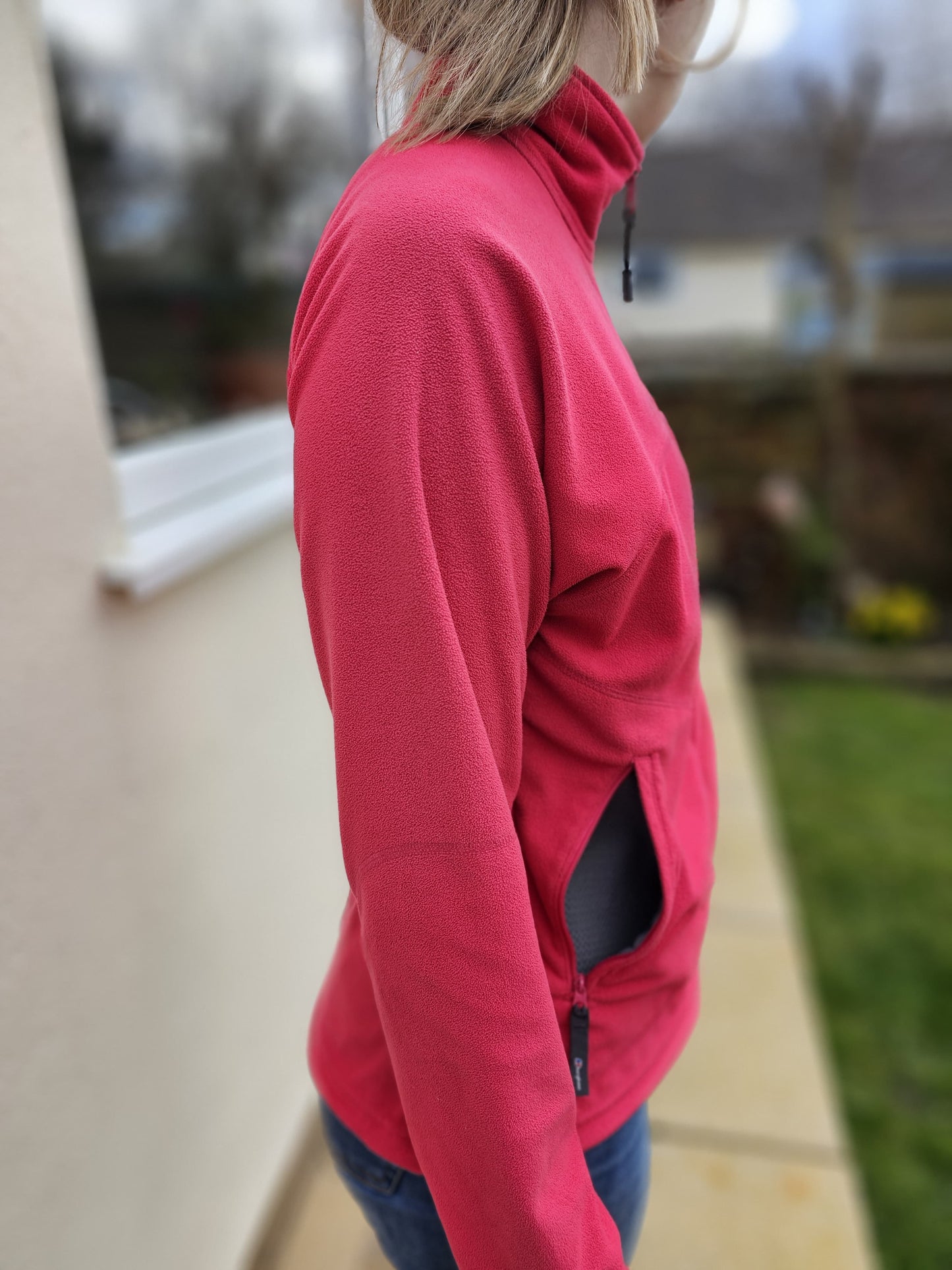 Berghaus Womens Full Zip Red Fleece Jacket UK - UK 12