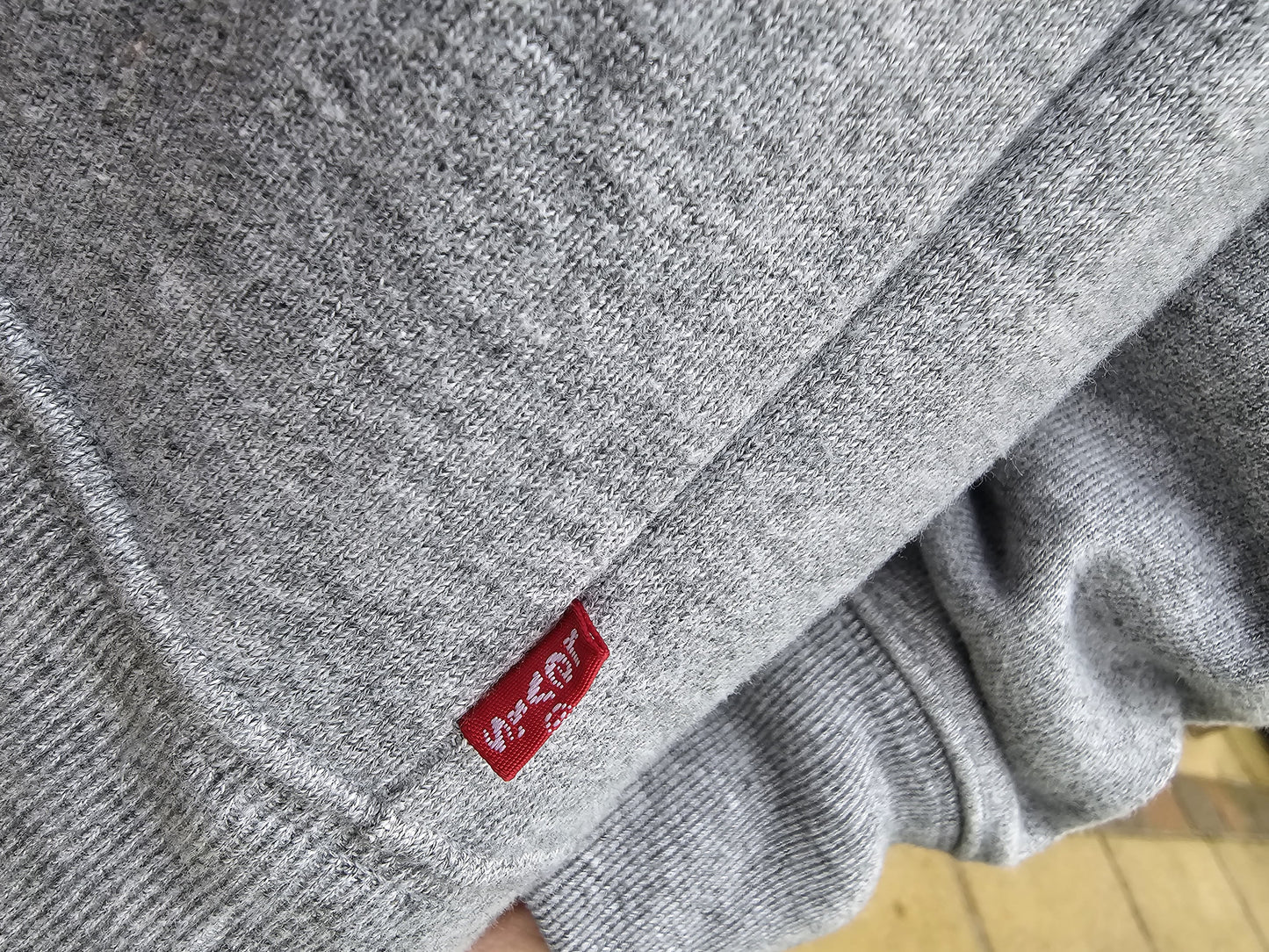Levi's Grey Pullover Grey Hoodie - M/Medium