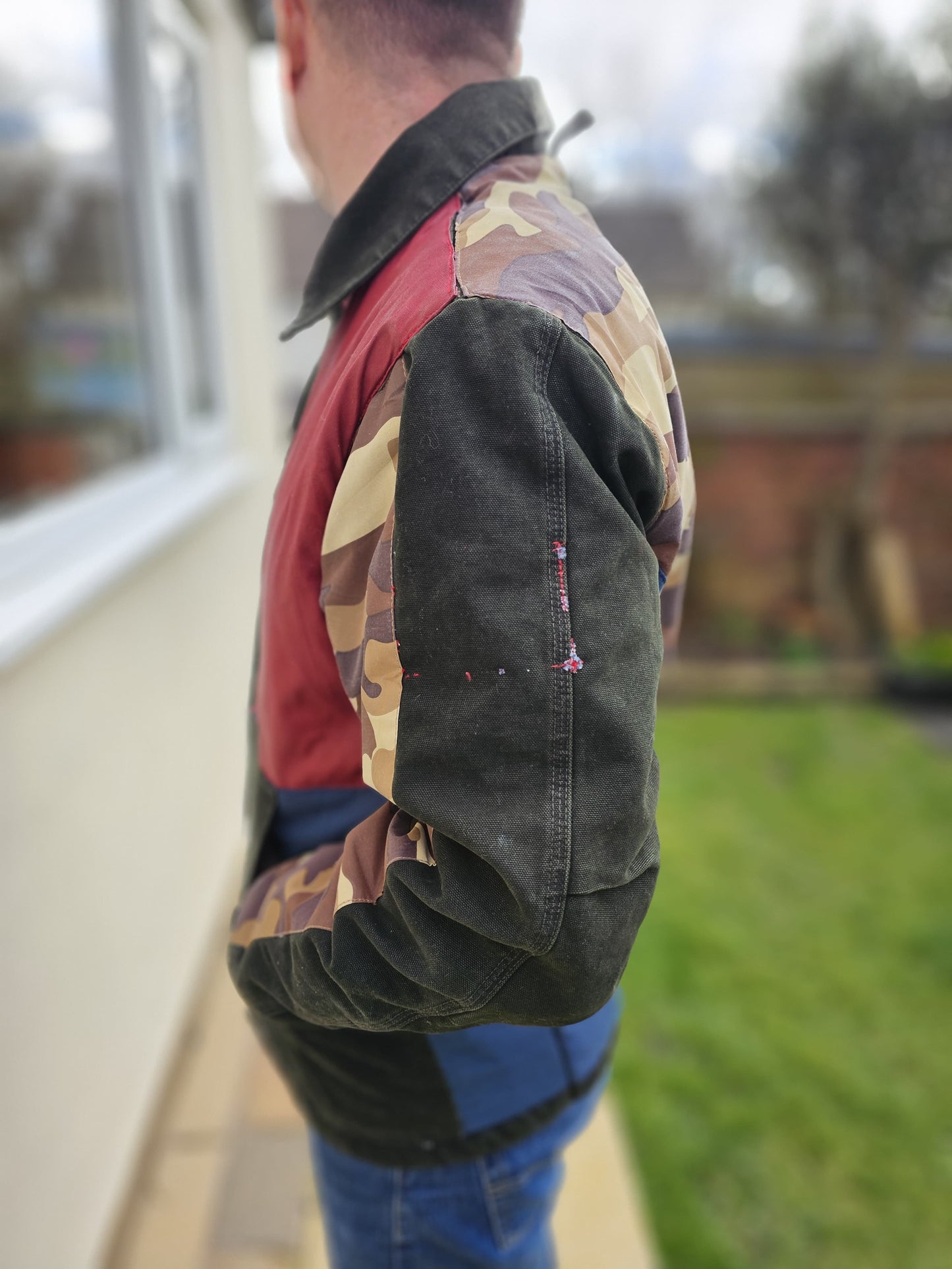 Carharrt Reworked Heavy Canvas Full Zip Jacket - M/L Medium/Large