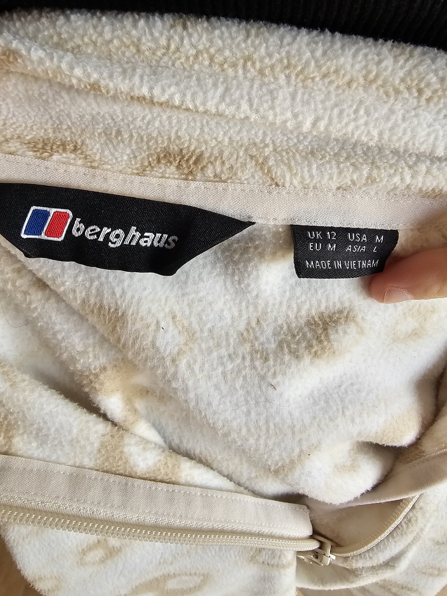 Berghaus Aztec Trango Womens Fleece Pullover Jumper - UK 12 Gorpcore