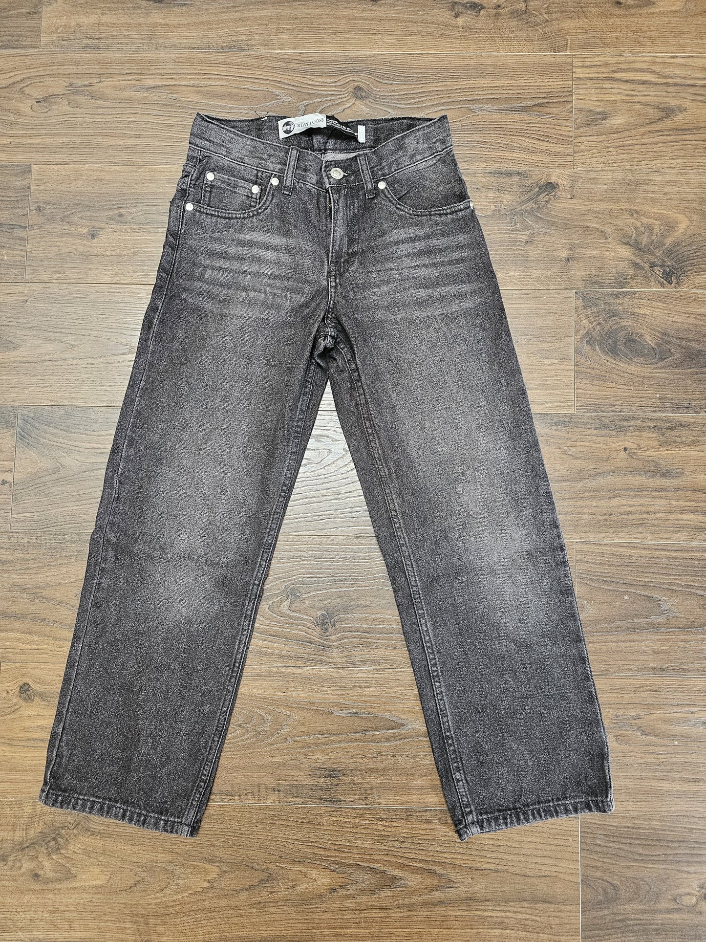 Levi's Vintage Silver Tabs Womens Black Fit 10 REG W26/25L Denim Trousers