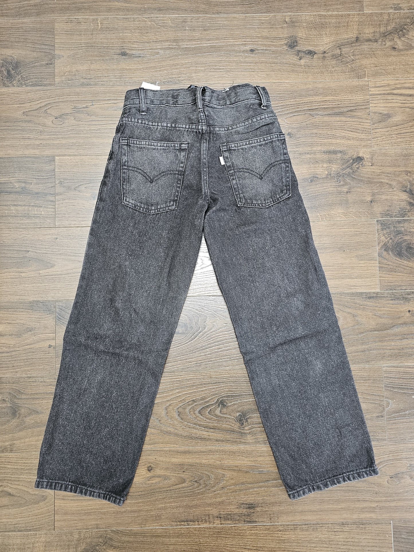 Levi's Vintage Silver Tabs Womens Black Fit 10 REG W26/25L Denim Trousers