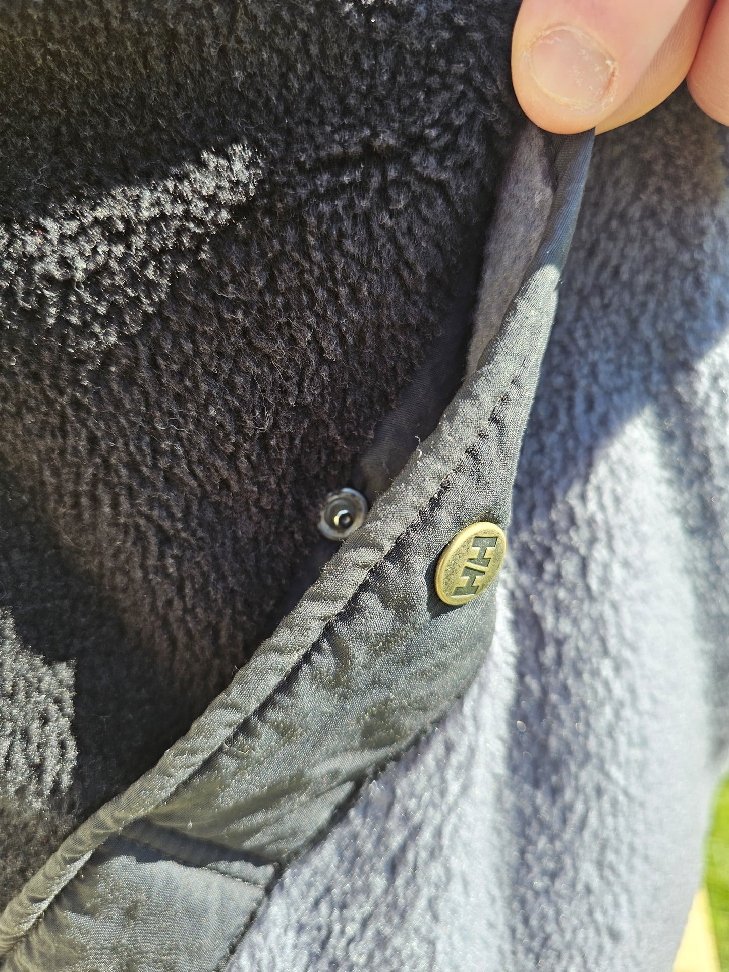 Helly Hansen Unisex Zip Up Jacket Black/Grey - M/Medium