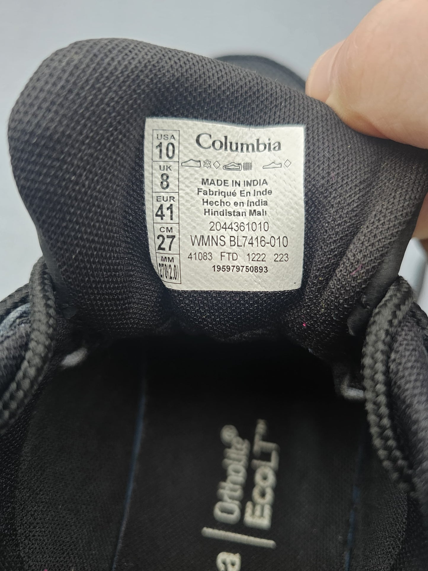 Columbia Walking Hiking Shoes Trainers Trailstorm Waterproof UK 8/EUR 41