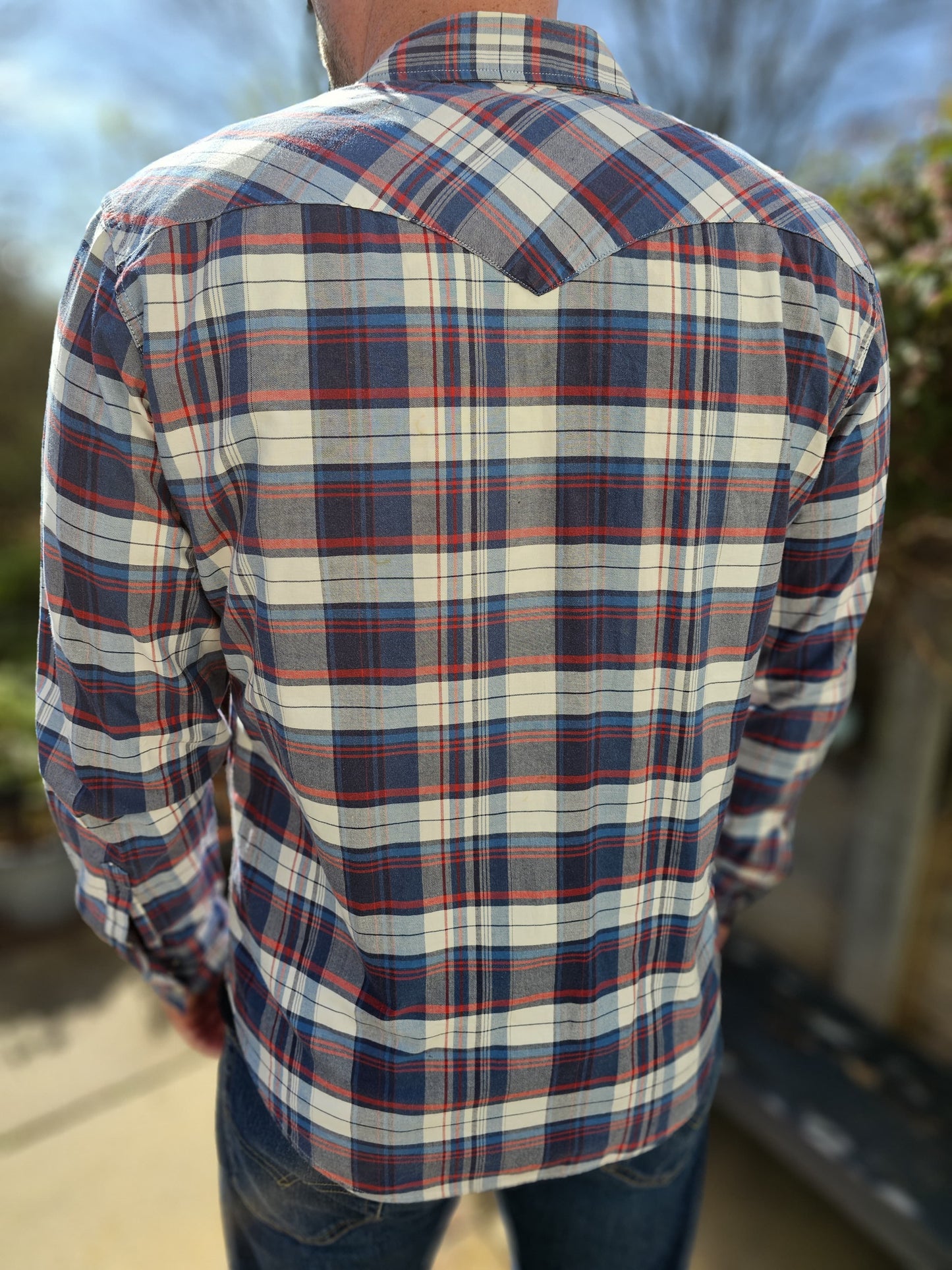 Levi's Long Sleeved Check Shirt - L/Large
