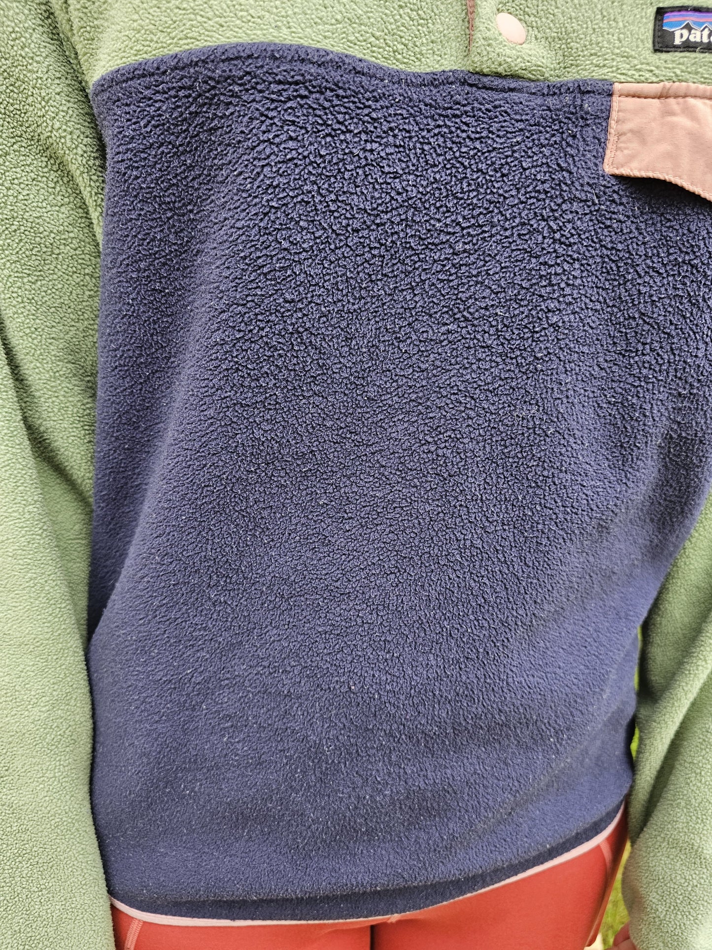 Patagonia Pullover Button Up Synchilla Style Fleece Jumper - S/Small